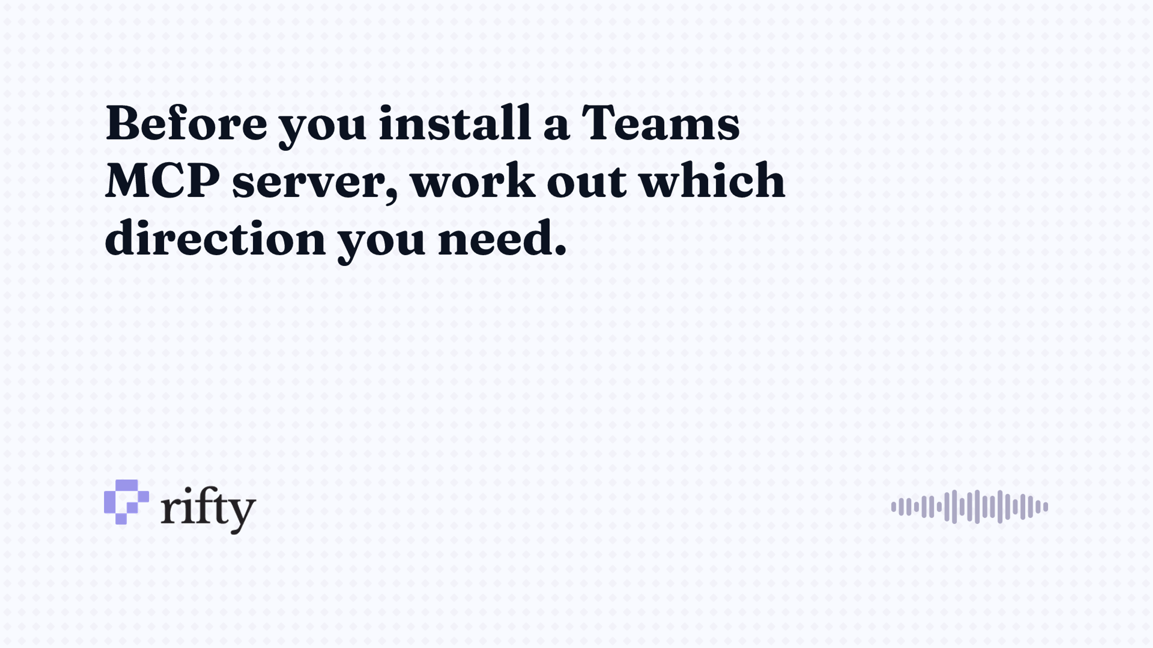 Microsoft Teams MCP: which server you actually need