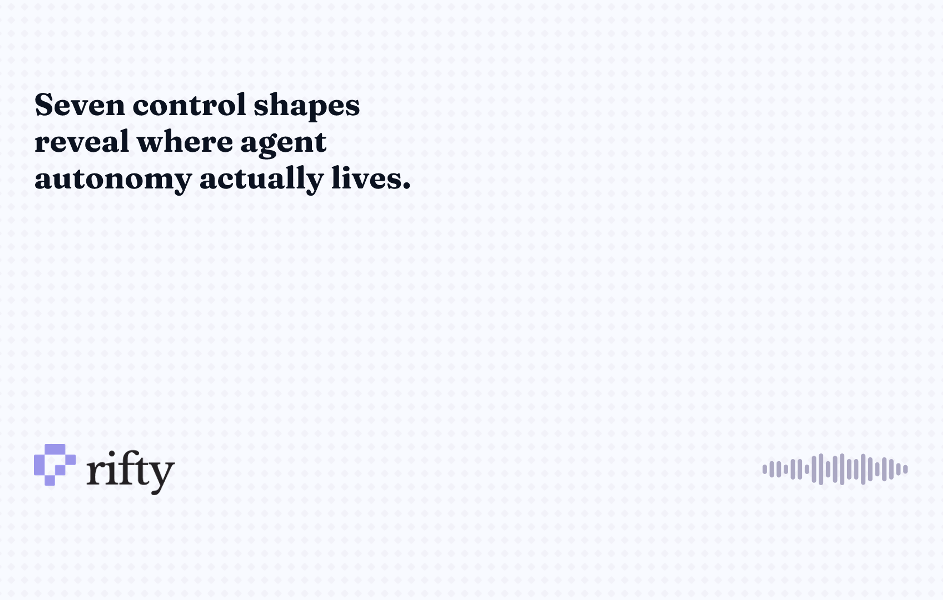 Agentic workflows examples: seven reusable control shapes
