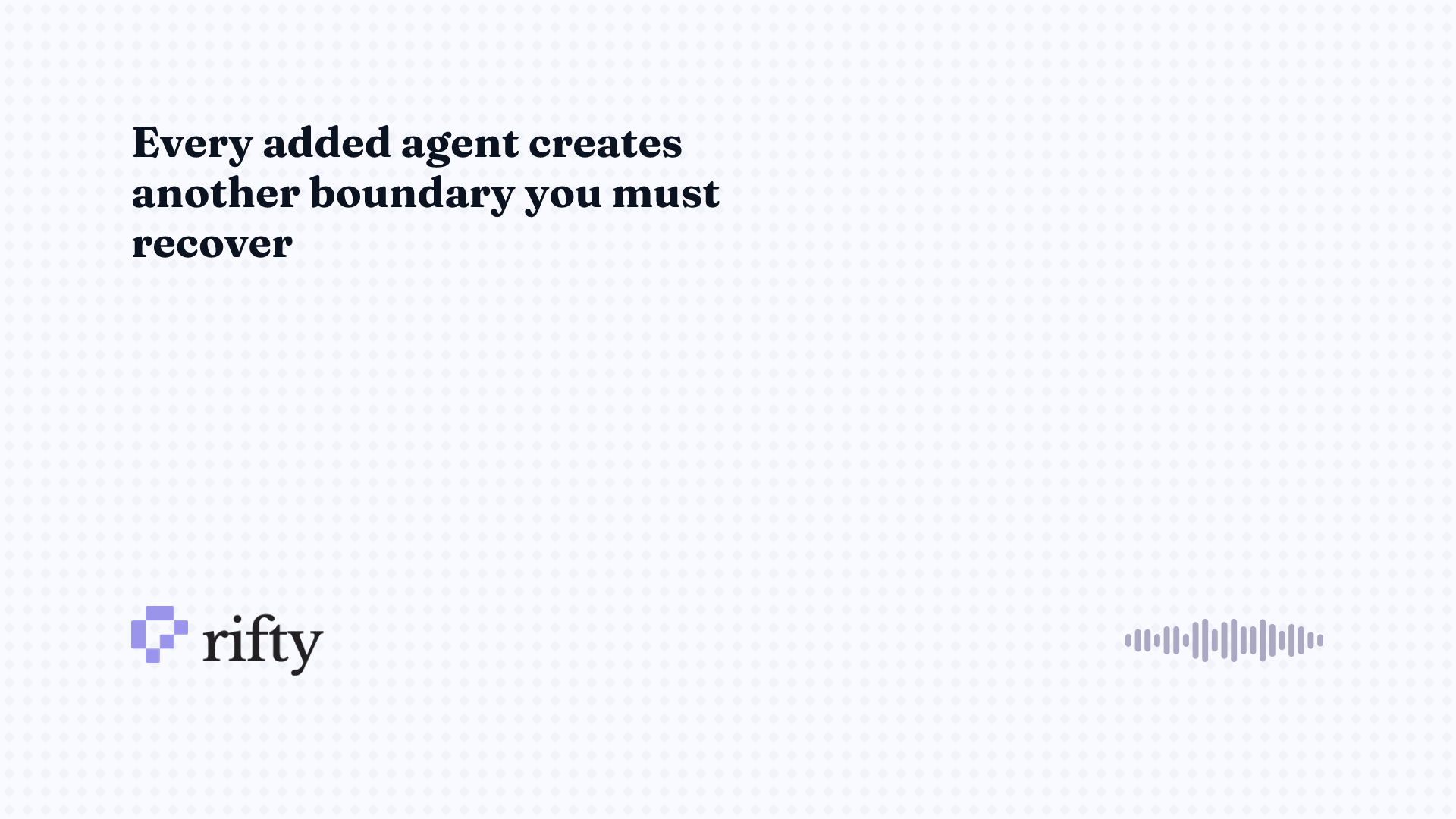 Autonomous agents and multi-agent systems: when one agent is enough