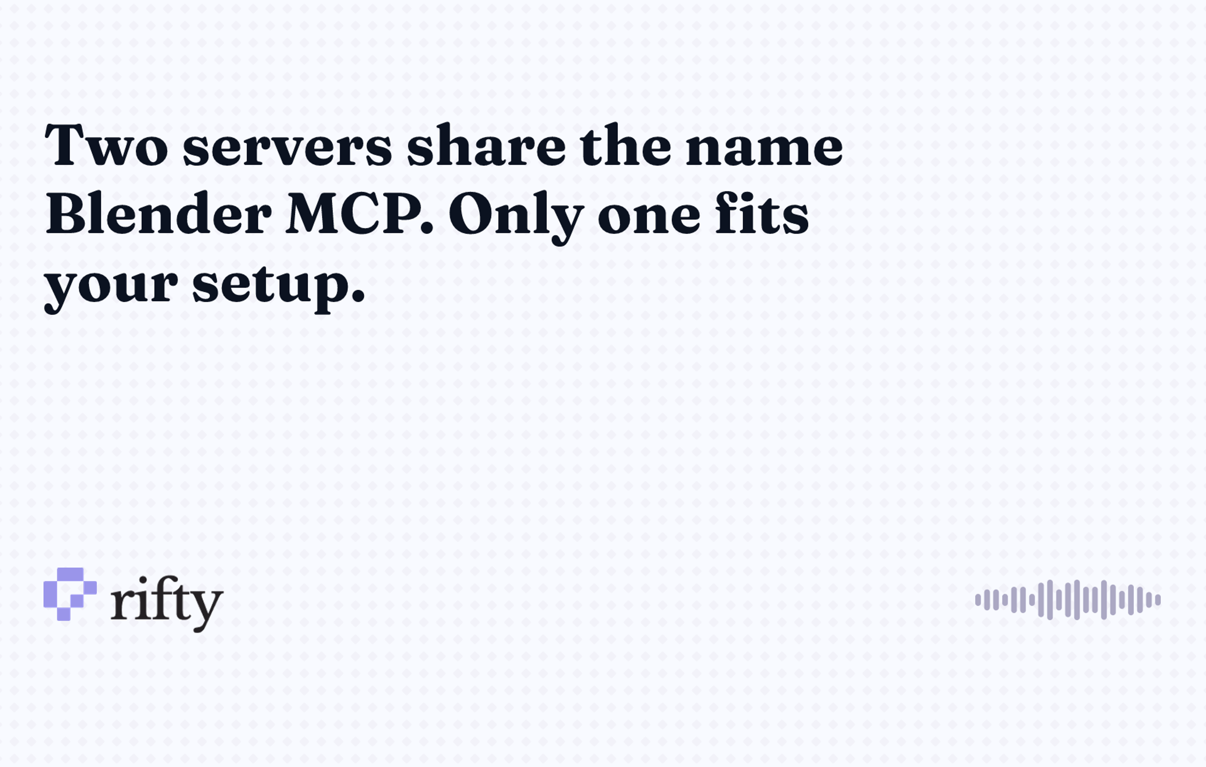 Blender MCP: which server to install, how to wire your client, and what to lock down first