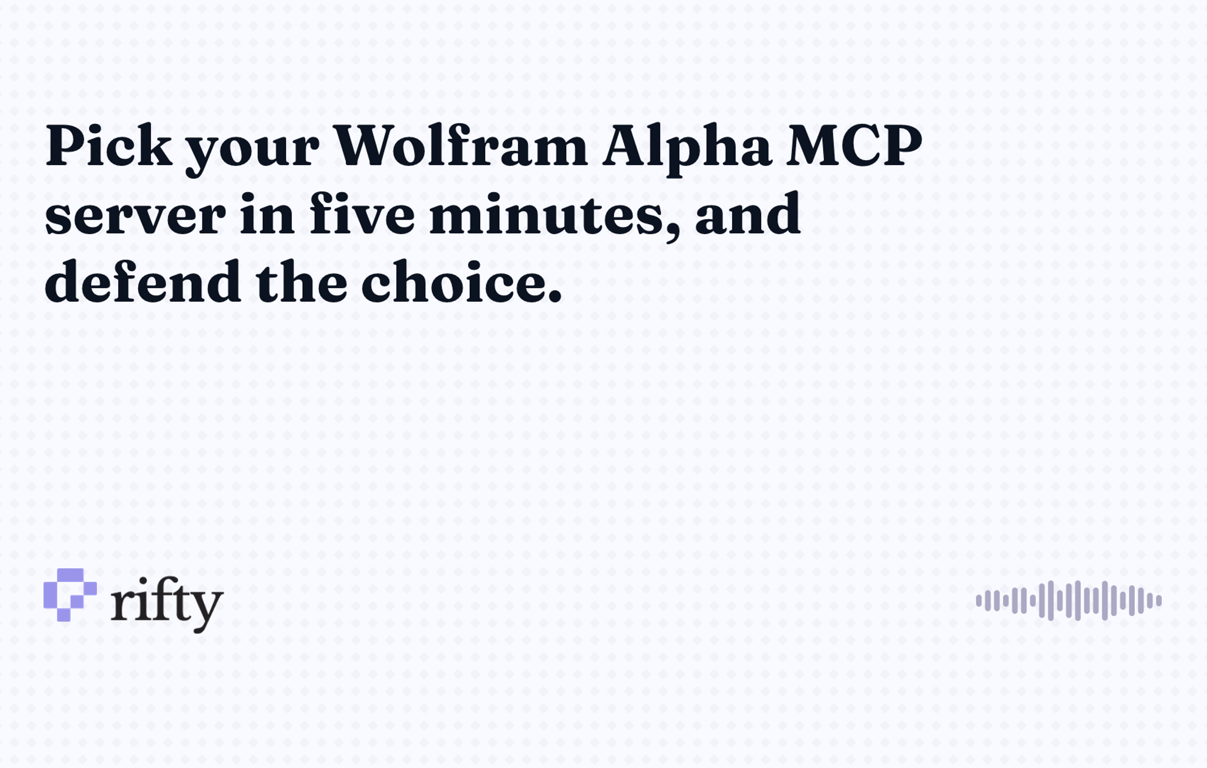 Wolfram Alpha MCP: which server to install, and the free one