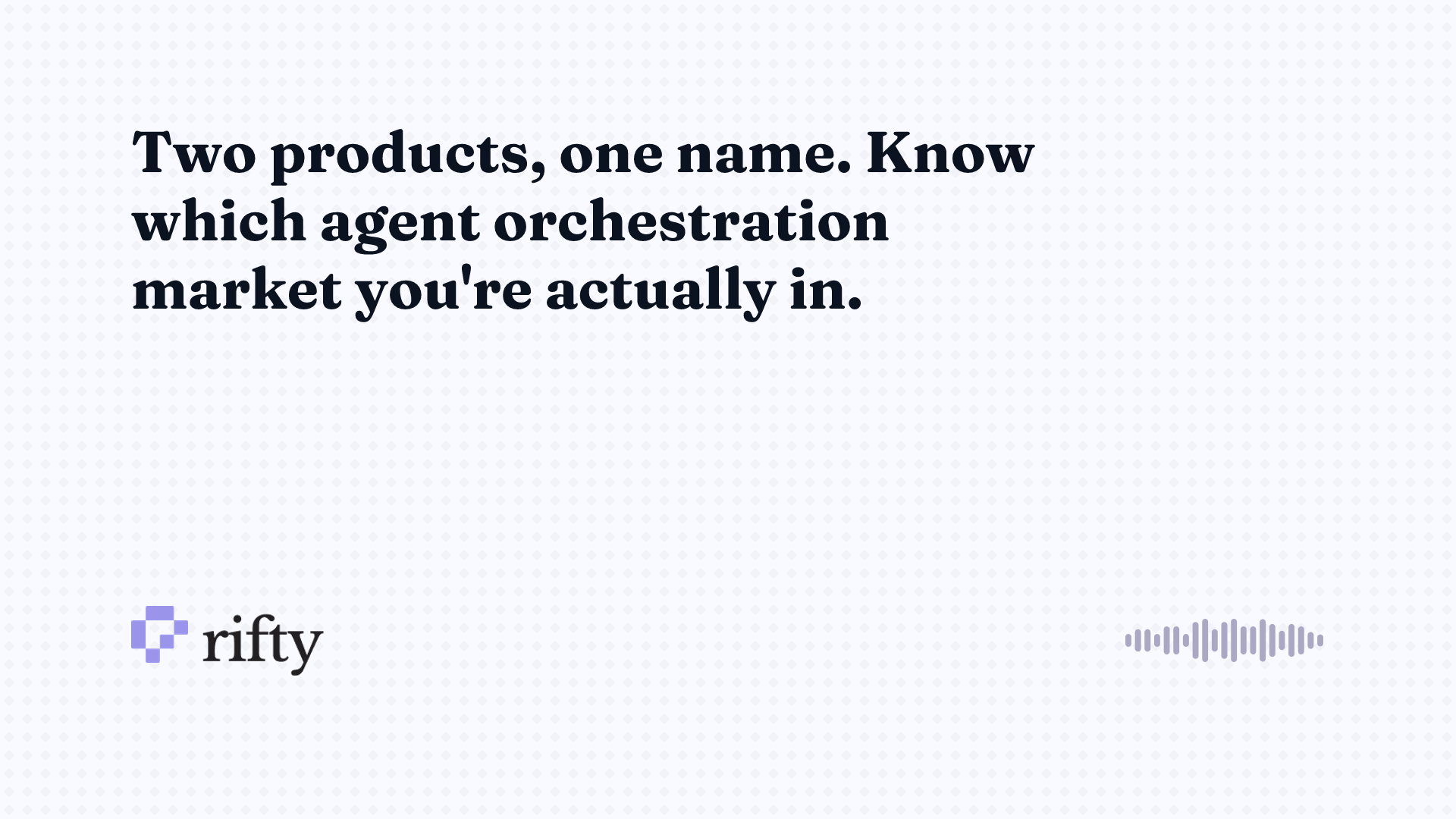 Agent orchestration tools: route before you rank one