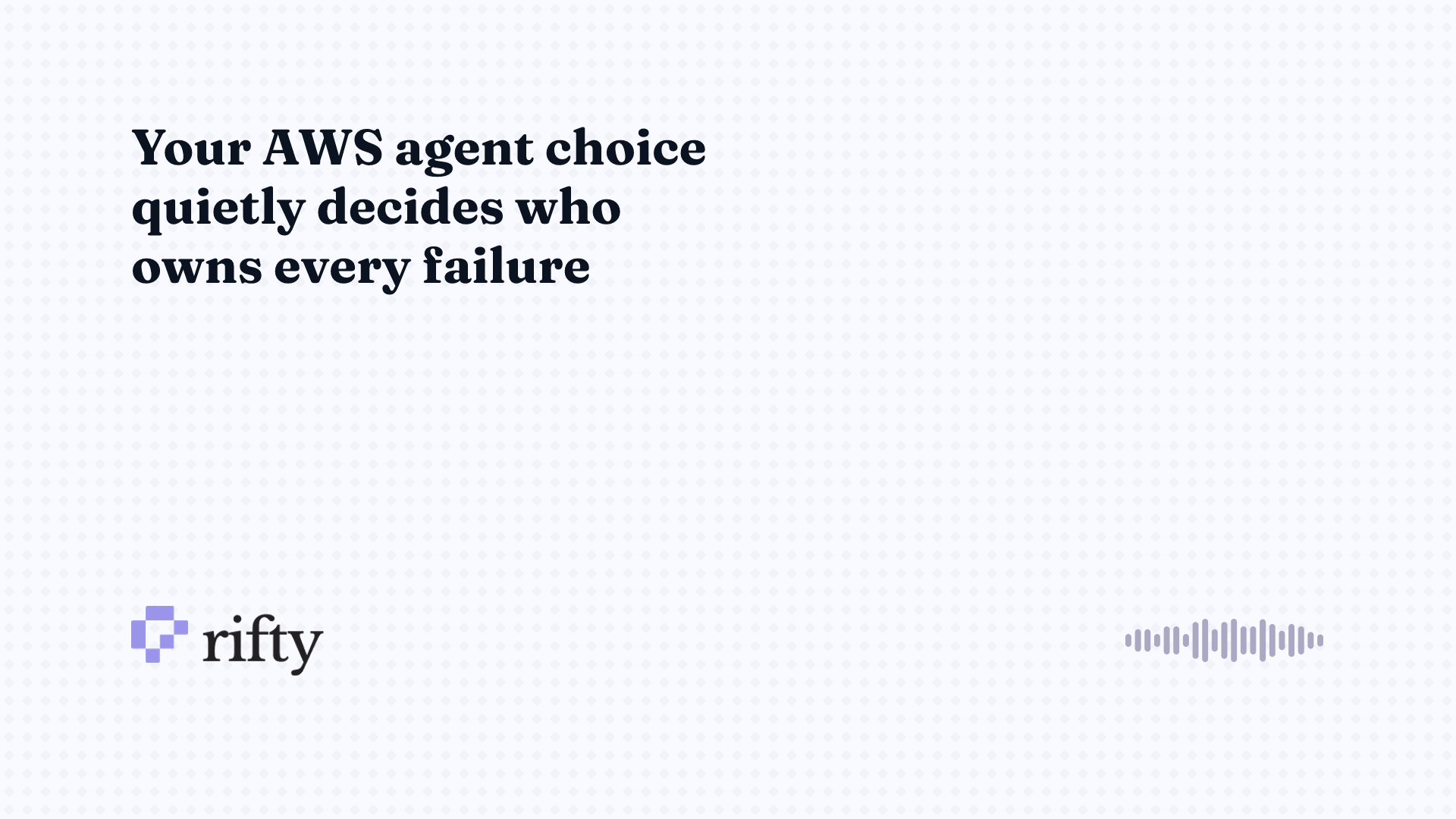 AWS agent harness: choose by responsibility, not feature count