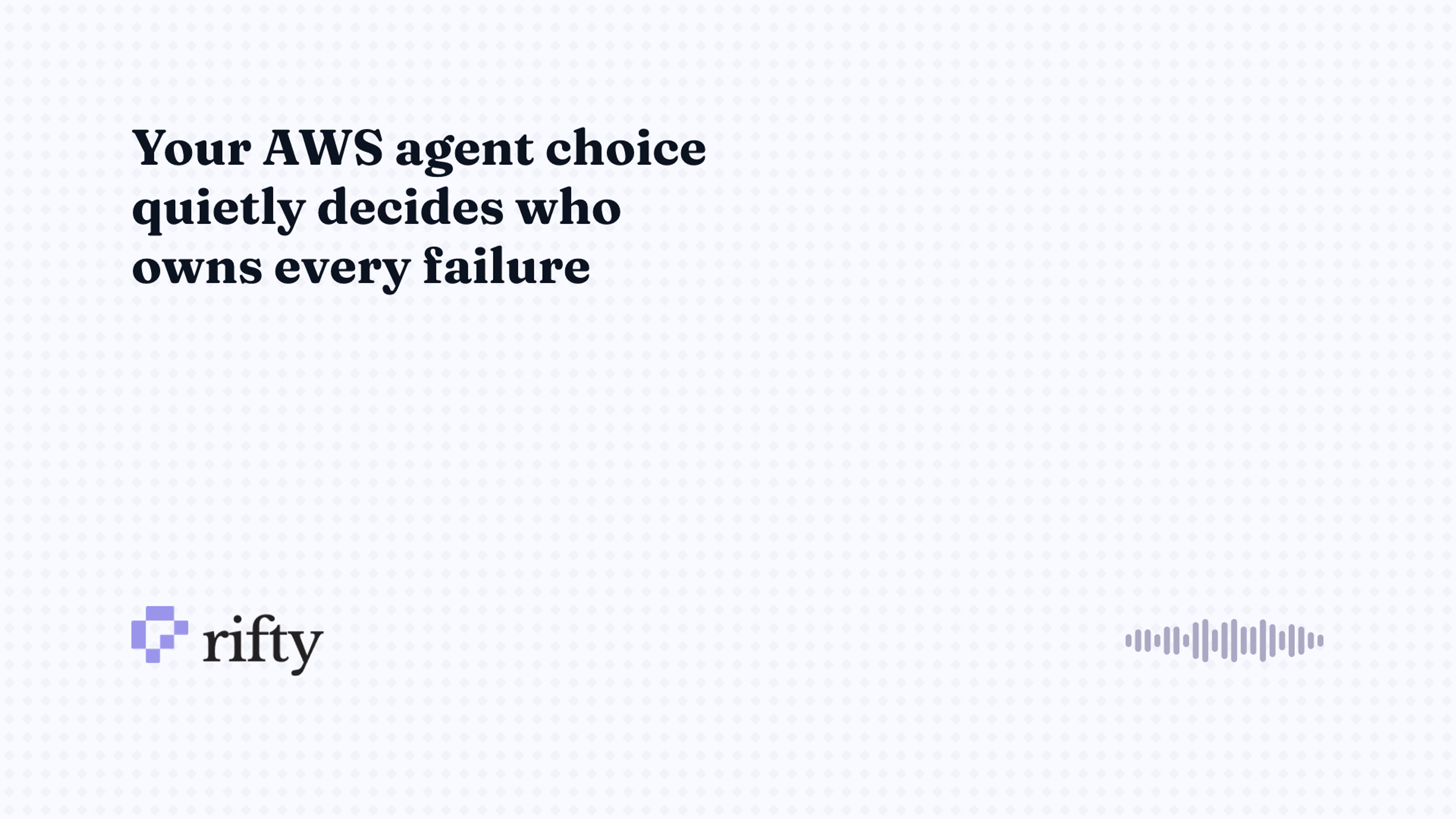 AWS agent harness: choose by responsibility, not feature count