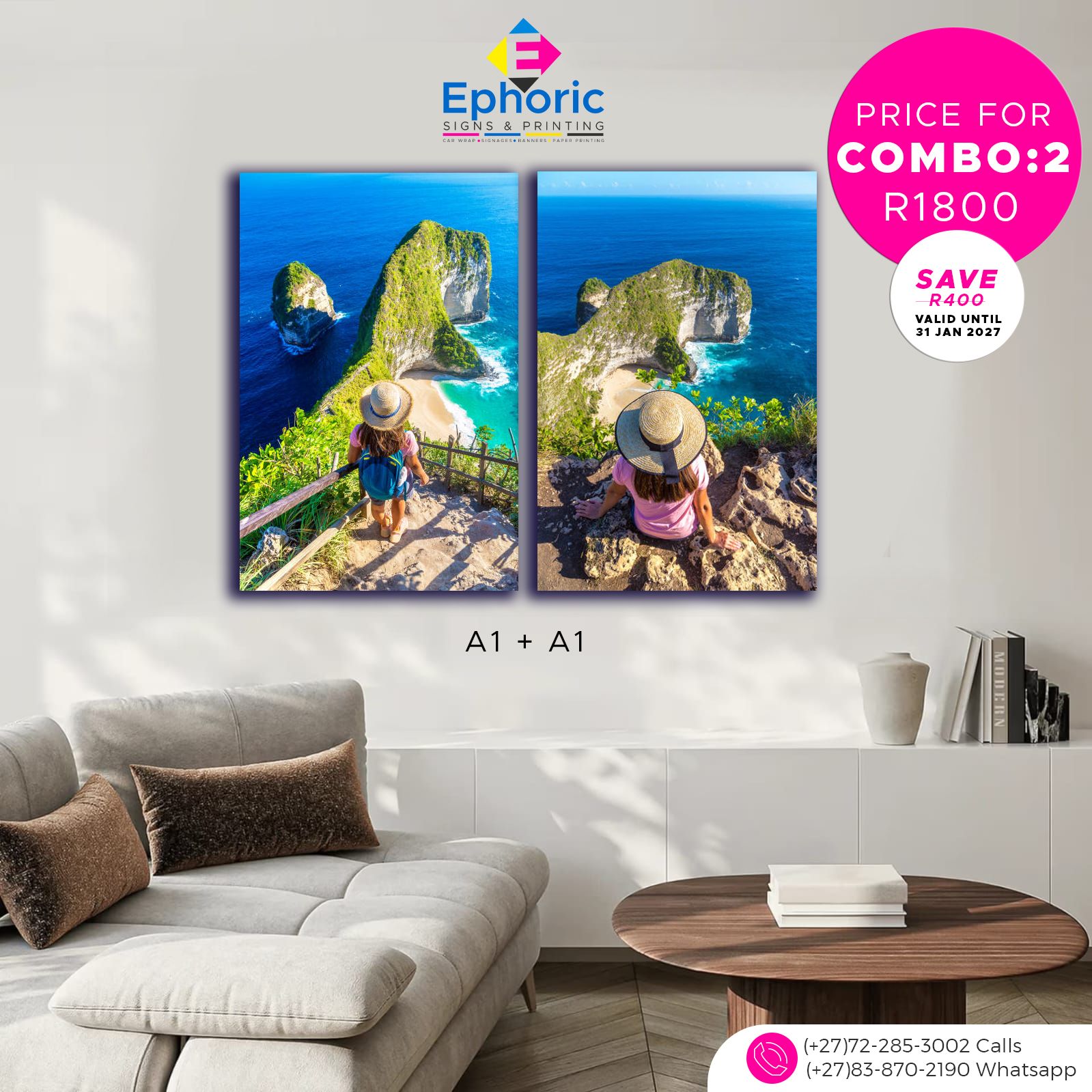Canvas Pictures Combo 2 Sale