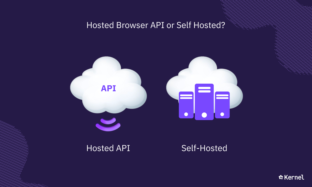 Hosted Browser API or Self Hosted?