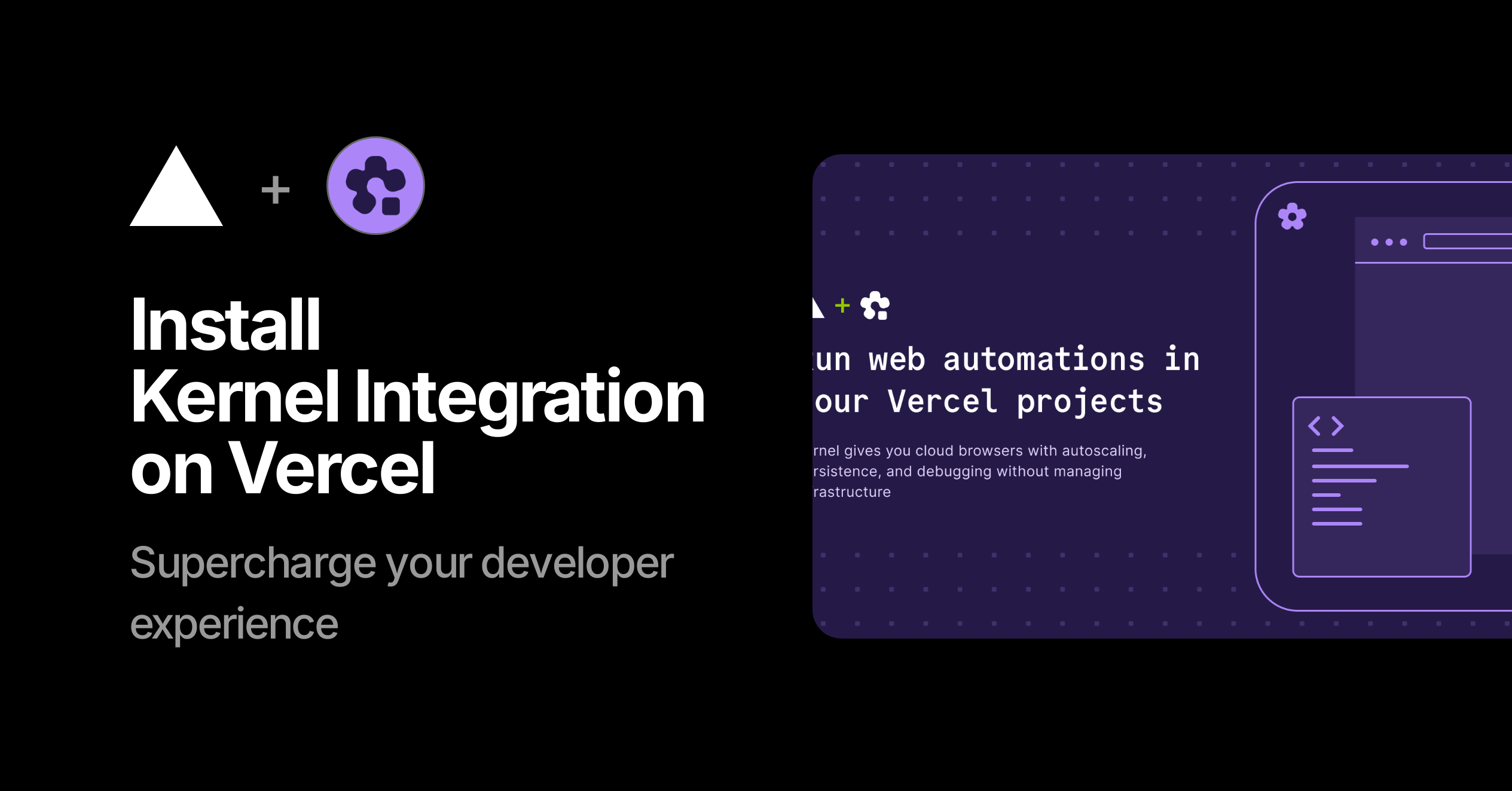 Kernel x Vercel: Building the Infrastructure Layer for the AI Cloud