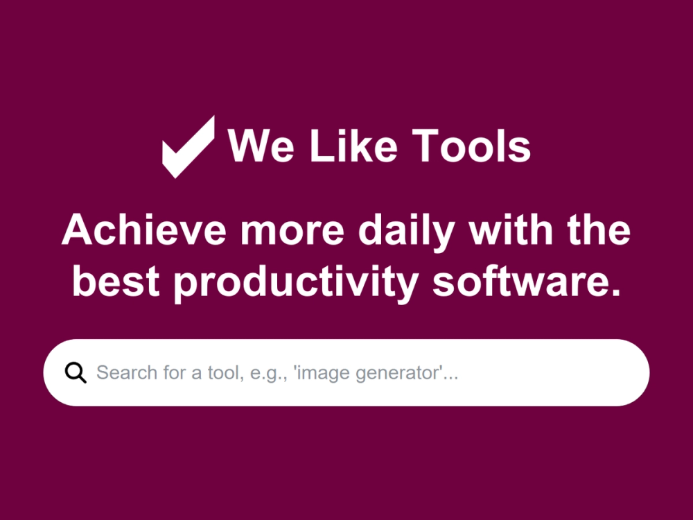 image of We Like Tools