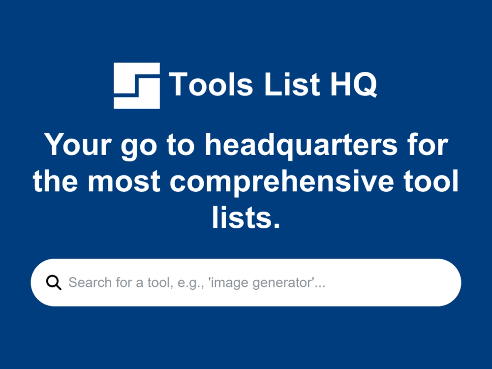 image of Tools List HQ