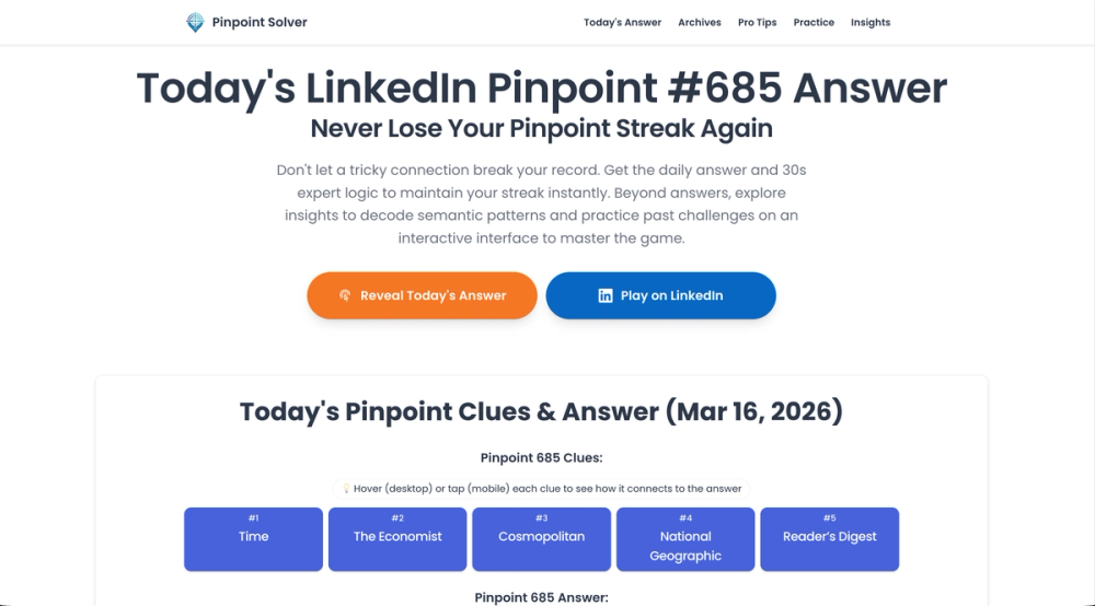 image of Pinpoint Solver