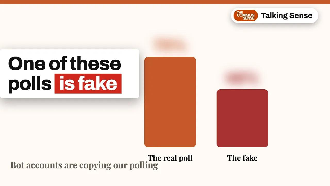 Someone Is Faking Our Polls