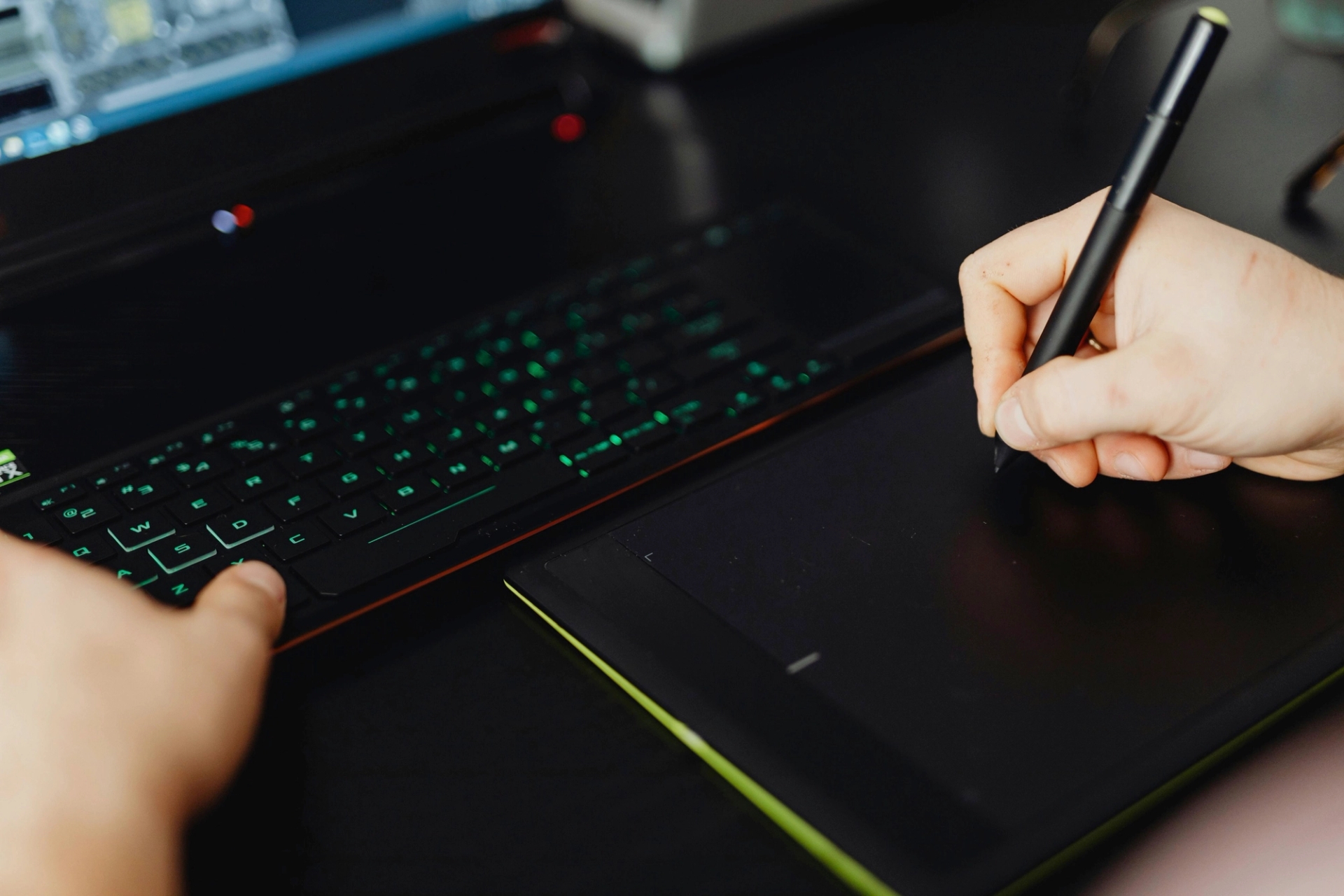 Drawing tablet image Drawing tablet image