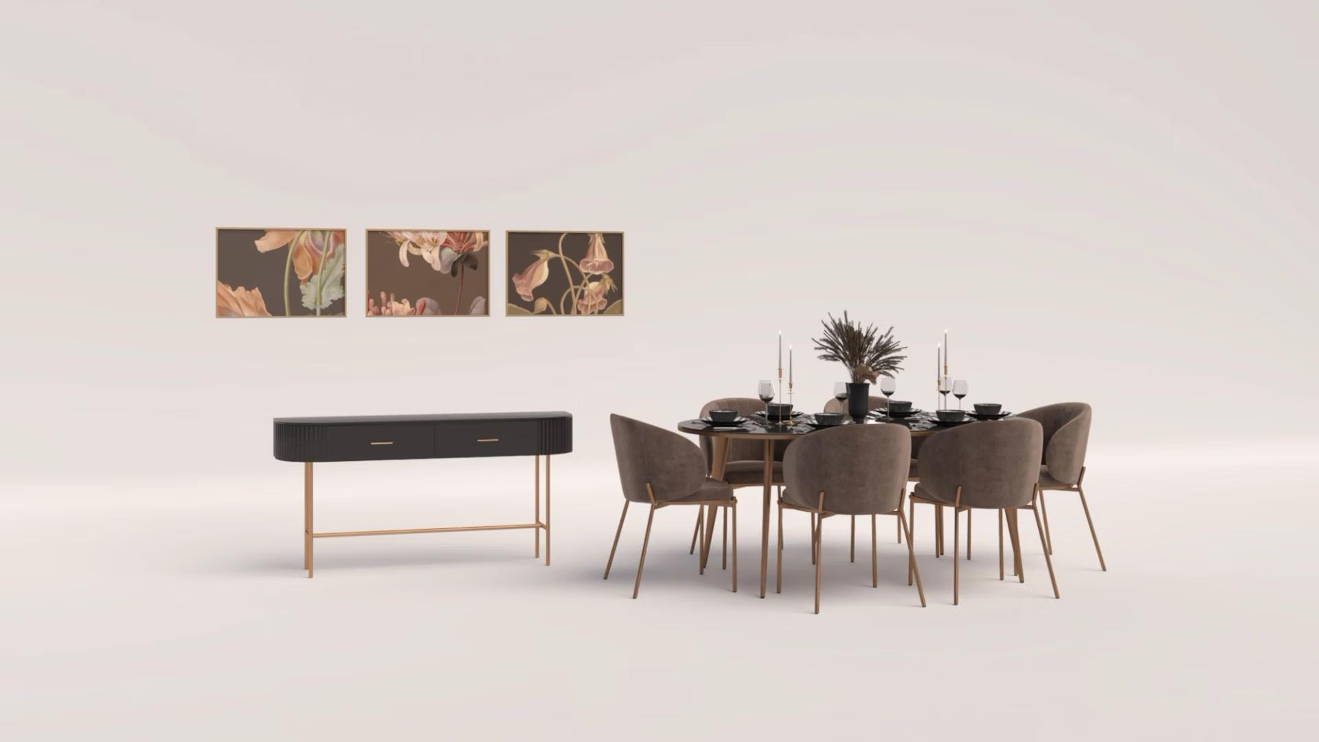 dining virtual staging