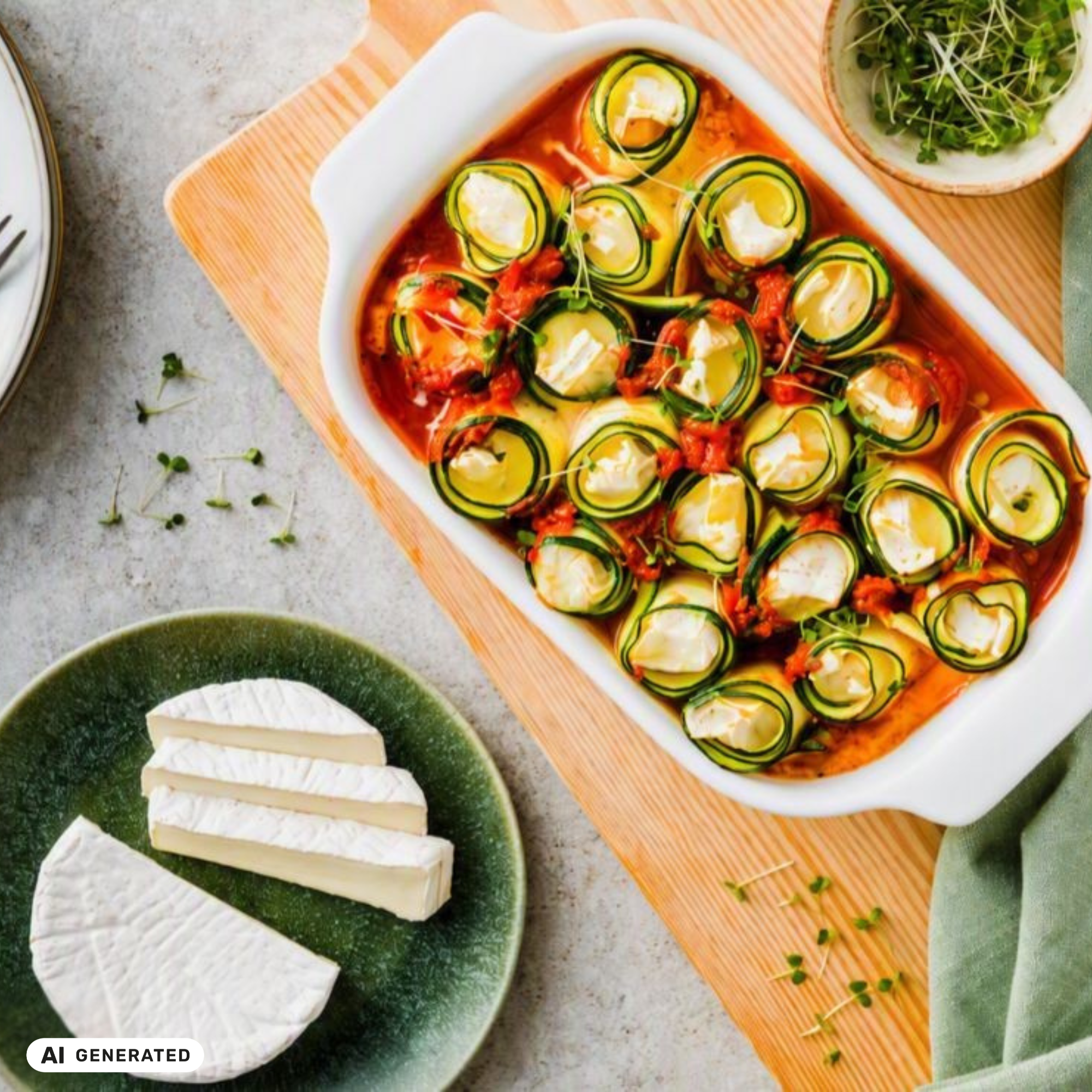 Zucchini-Striegistaler Zwerge 125 g - Lasagne Roll-Ups