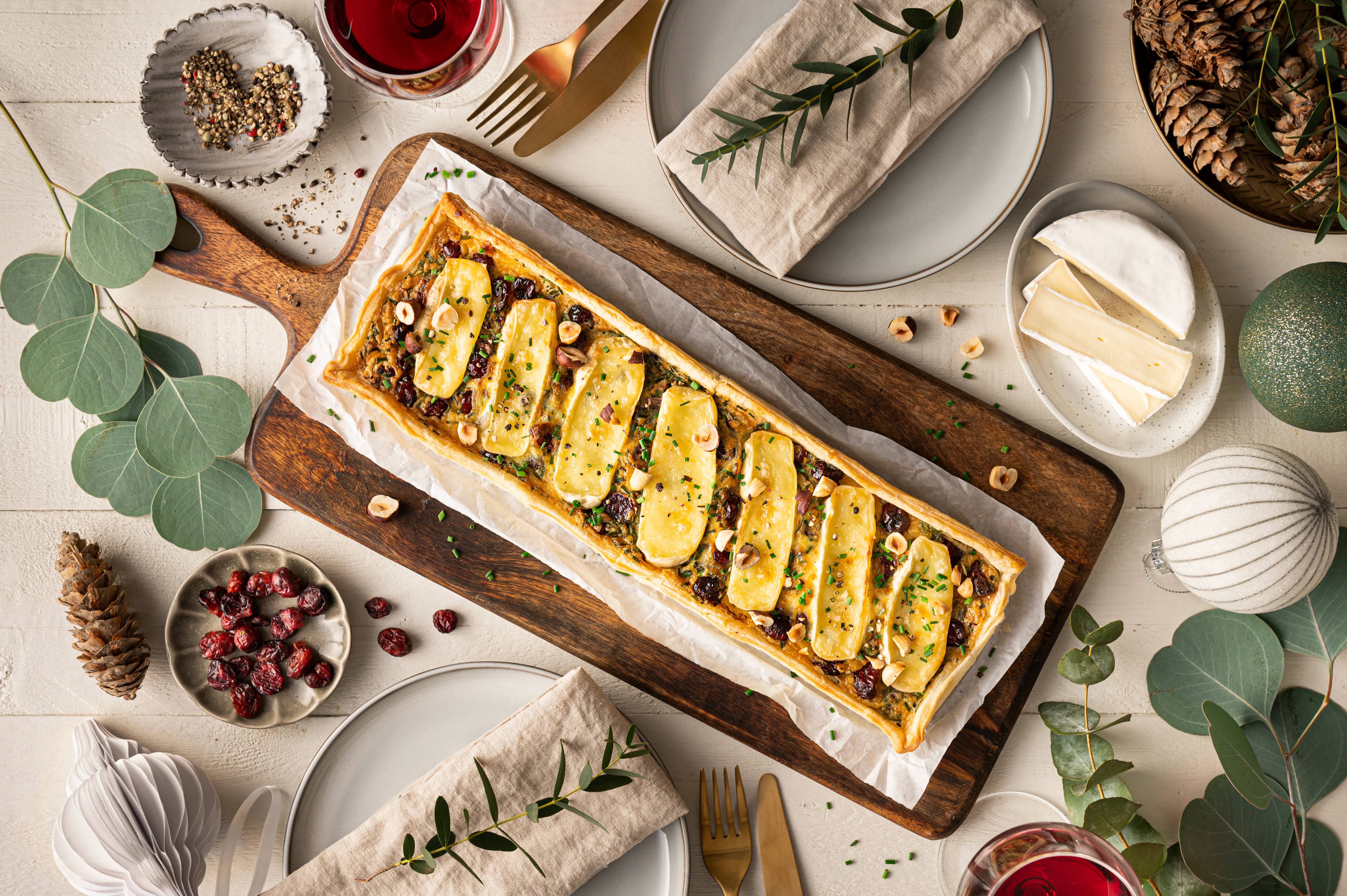 Striegistaler Zwerge-Quiche mit Cranberries und Bacon