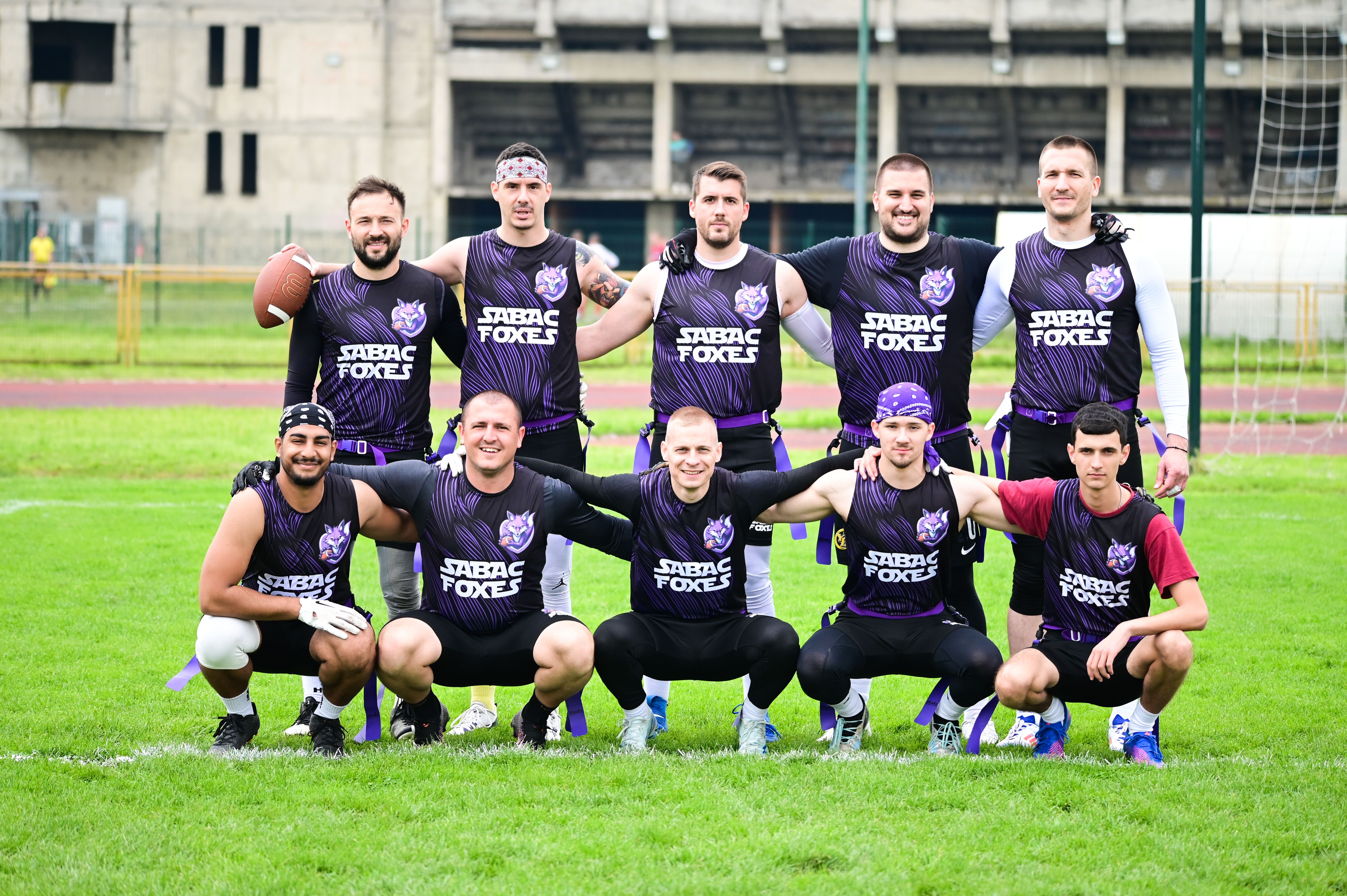 American football field