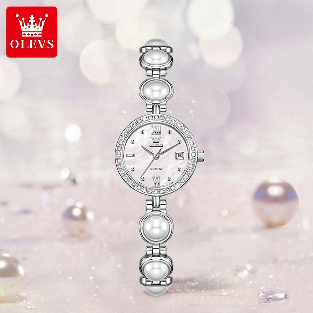 OLEVS 5669 Ladies Pearl Watch