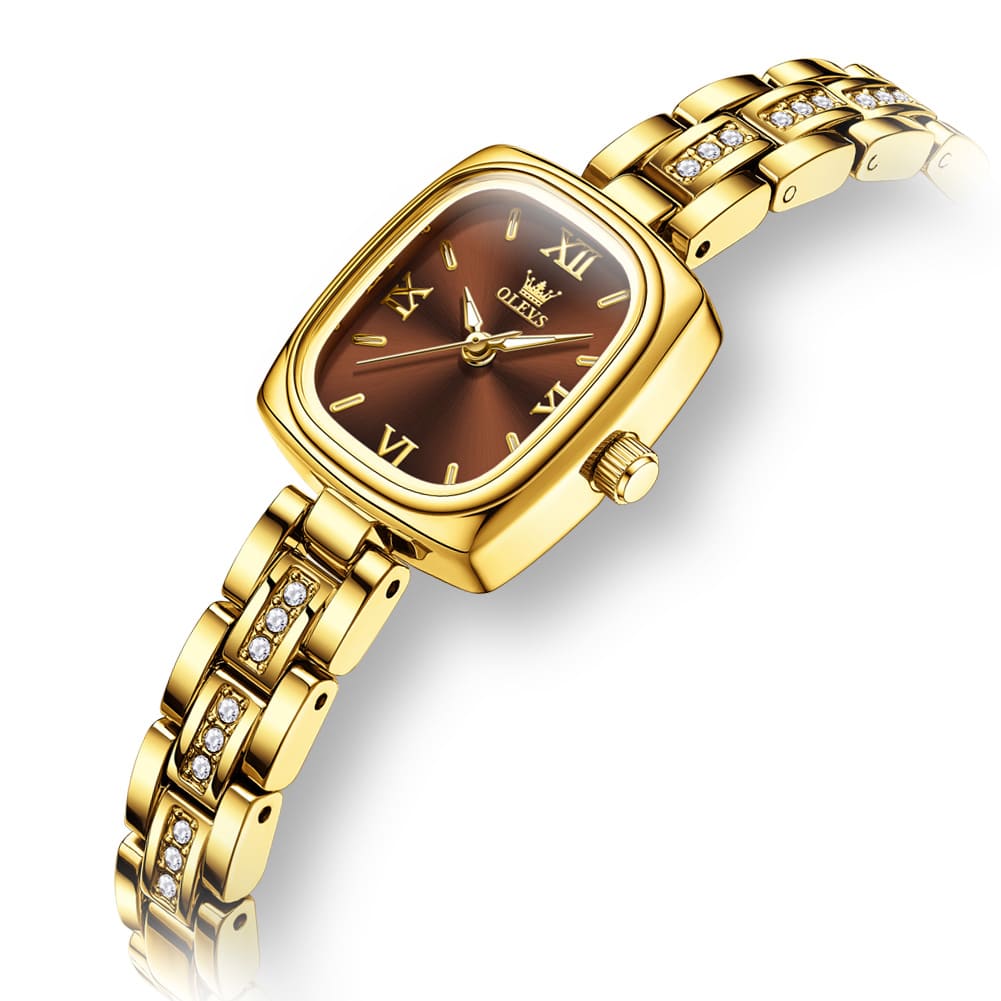 OLEVS 3695 Ladies Gold Watch