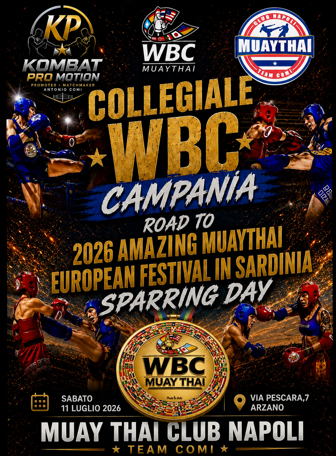 COLLEGIALE WBC CAMPANIA - ROAD TO AMAZING EUROPEAN MUAY THAI