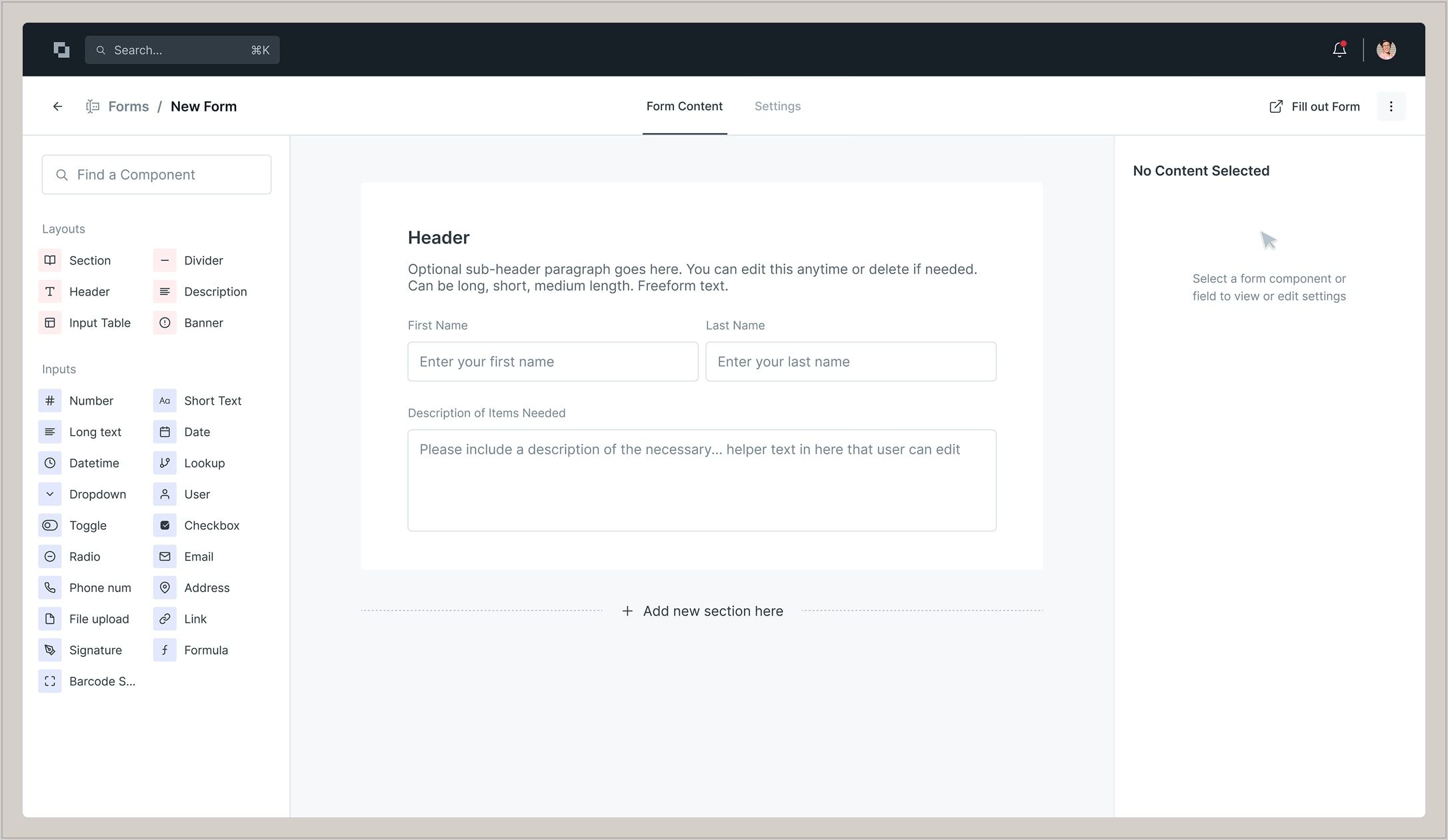 Turn inputs into action with smart forms