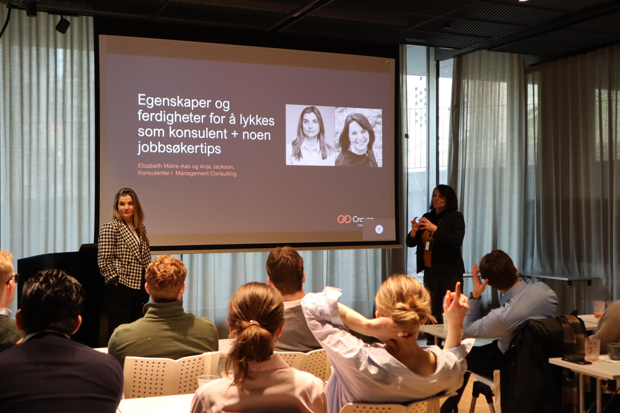 Elizabeth og Anja deler om konsulentrollen og sine tips for å lykkes