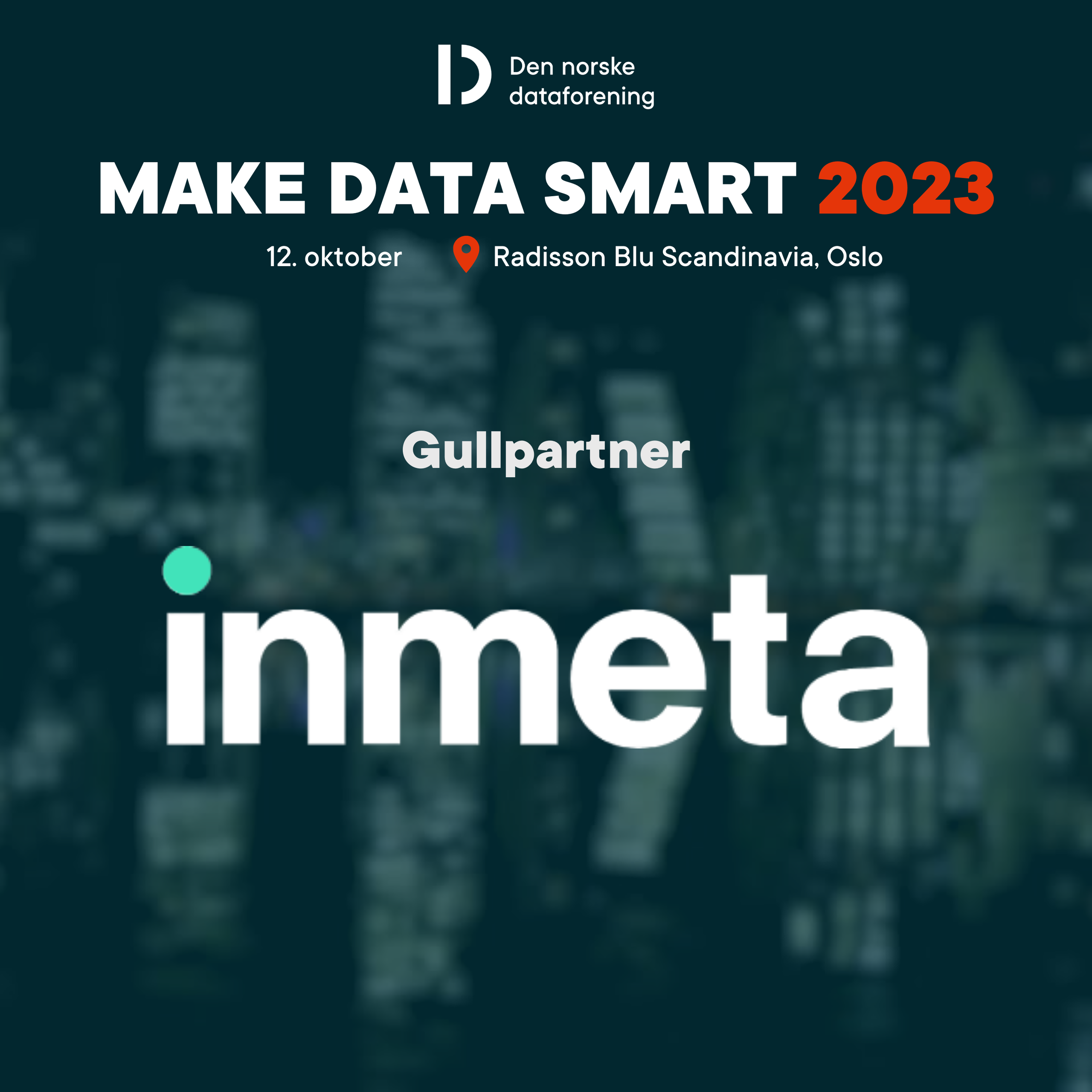 Inmeta Gullpartner på Make Data Smart 2023