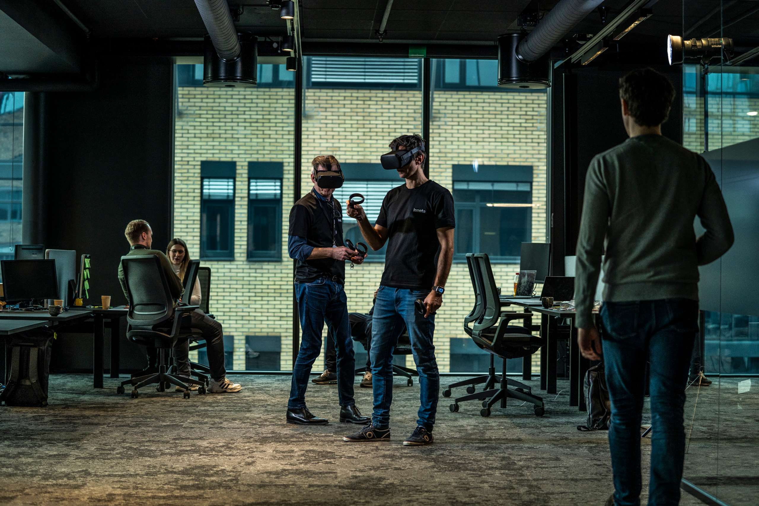 Inmetaer tester ut VR-utstyr