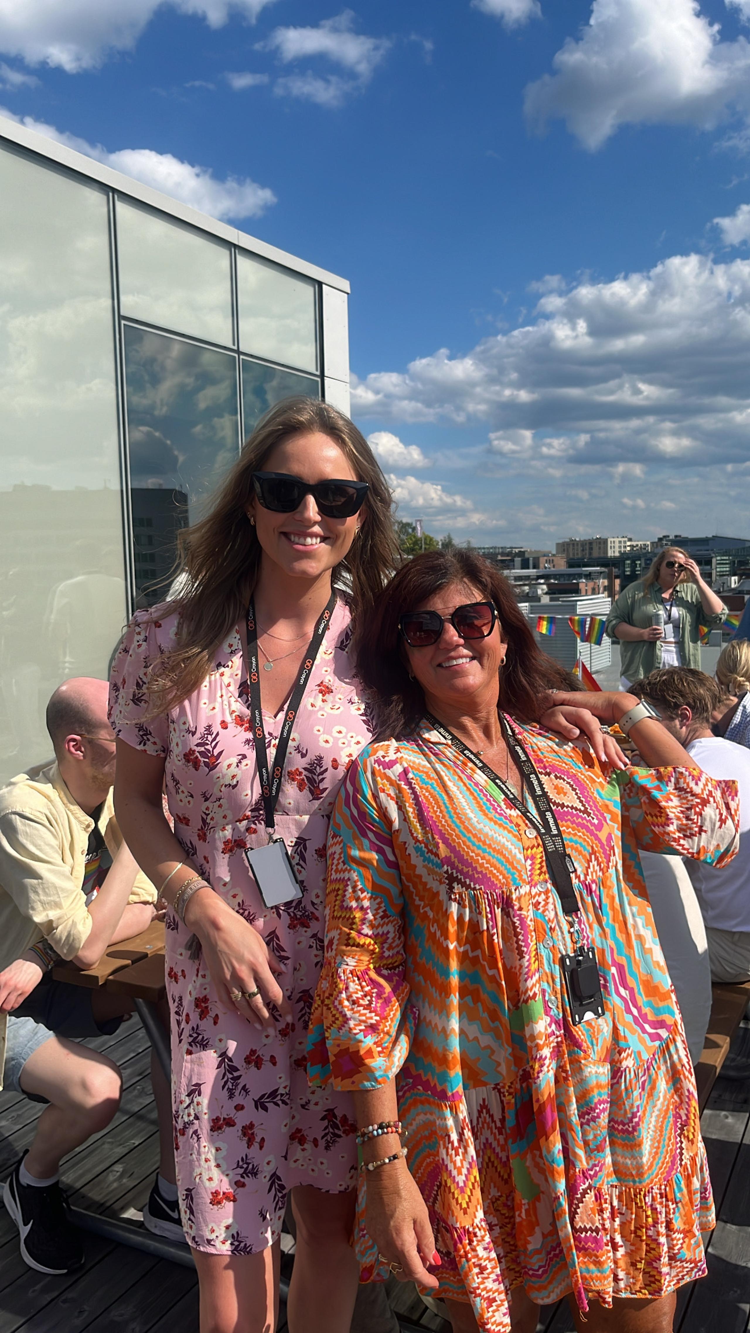 Elisabeth Heltne, HR sjef og Betina Schau Liberg, Markedsansvarlig i Crayon Norge