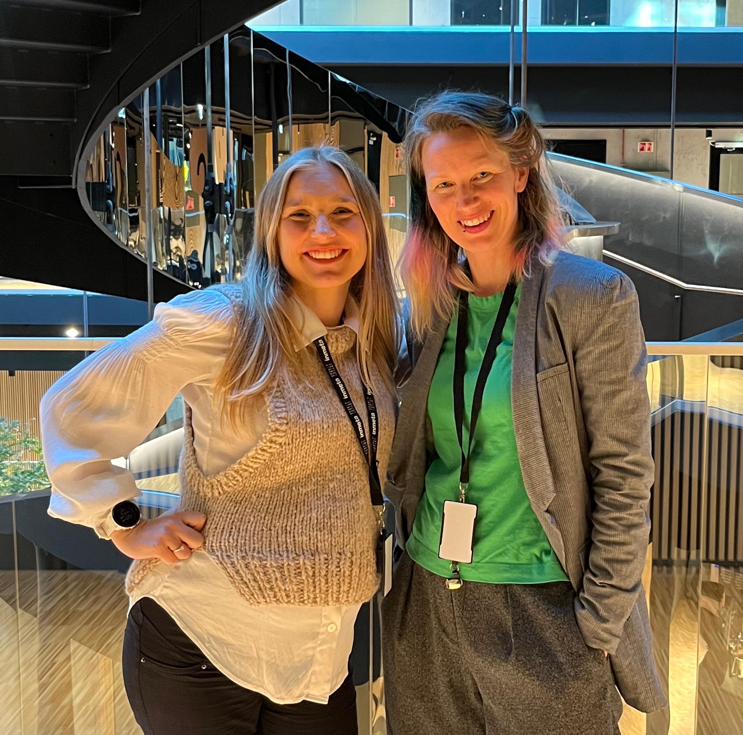 Vala M. Valsdottir, Dataforsker og Lillian Smestad, Senior Data Scientist og prosjektveileder
