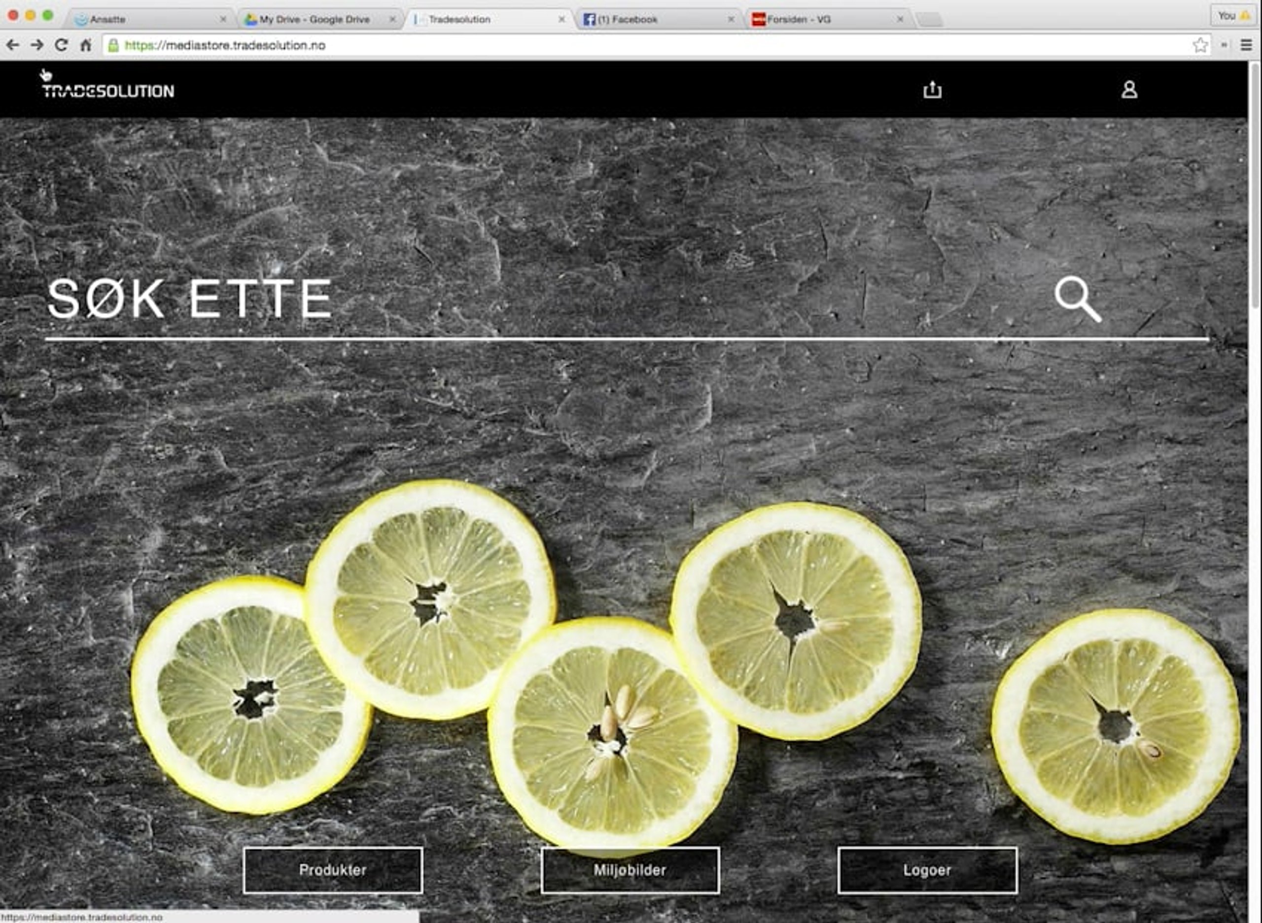 Tradesolutions Mediastore demo