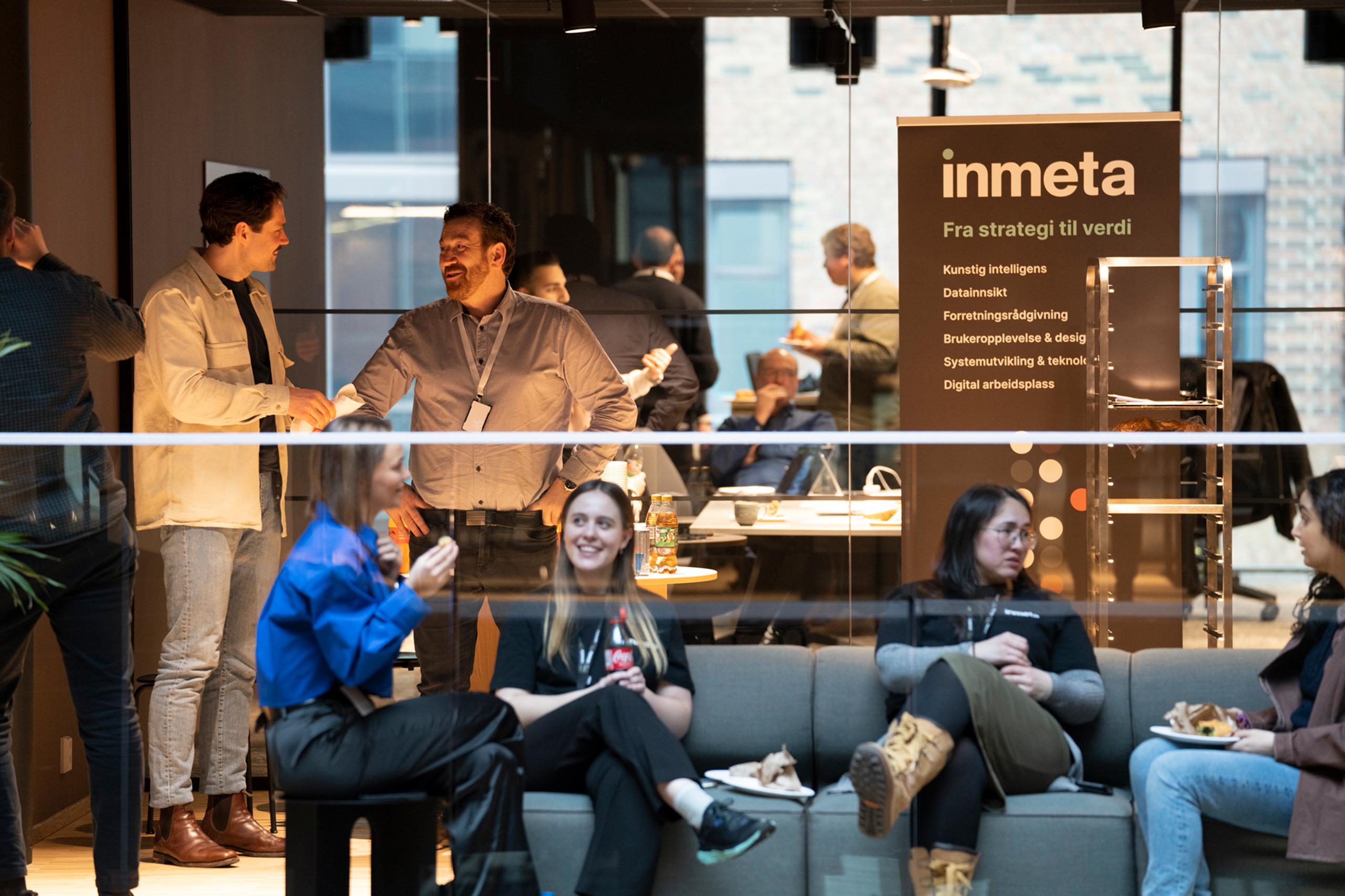 Sosial pause hos Inmeta på Oslo-kontoret under Hackathon 2023