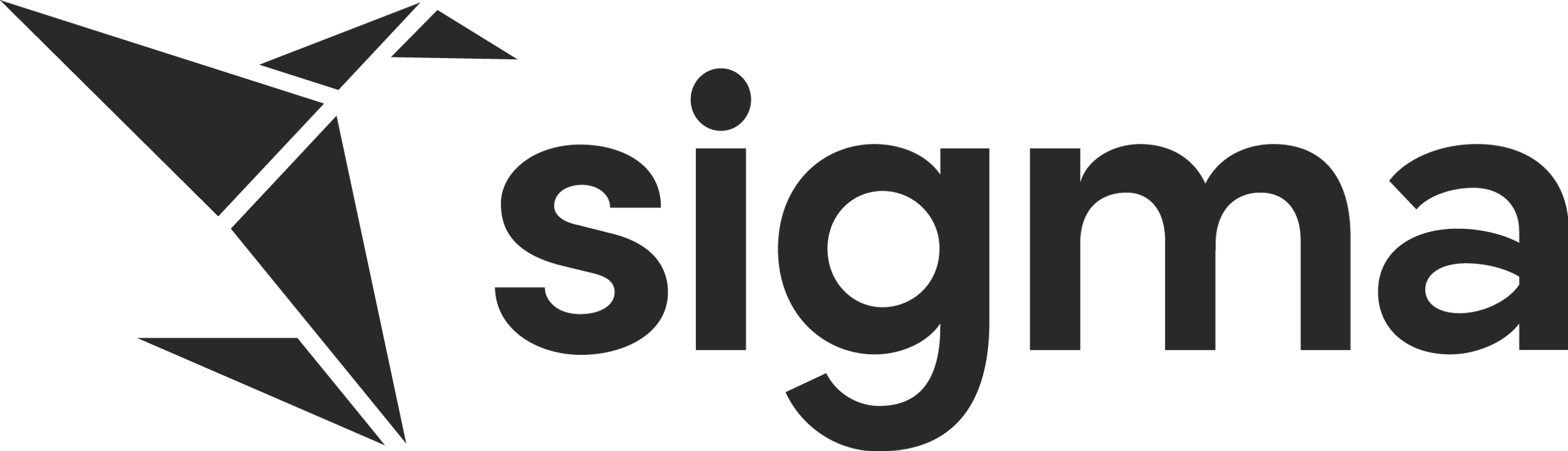 Sigma logo svart