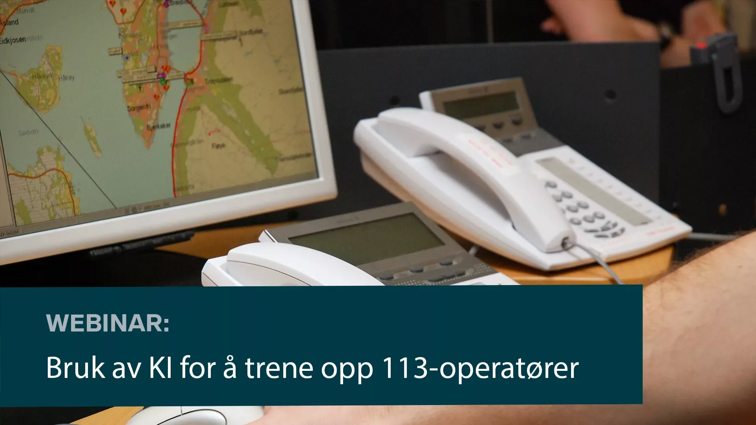 Miniatyrbilde: Webinar: Bruk av KI for å trene opp 113-operatører