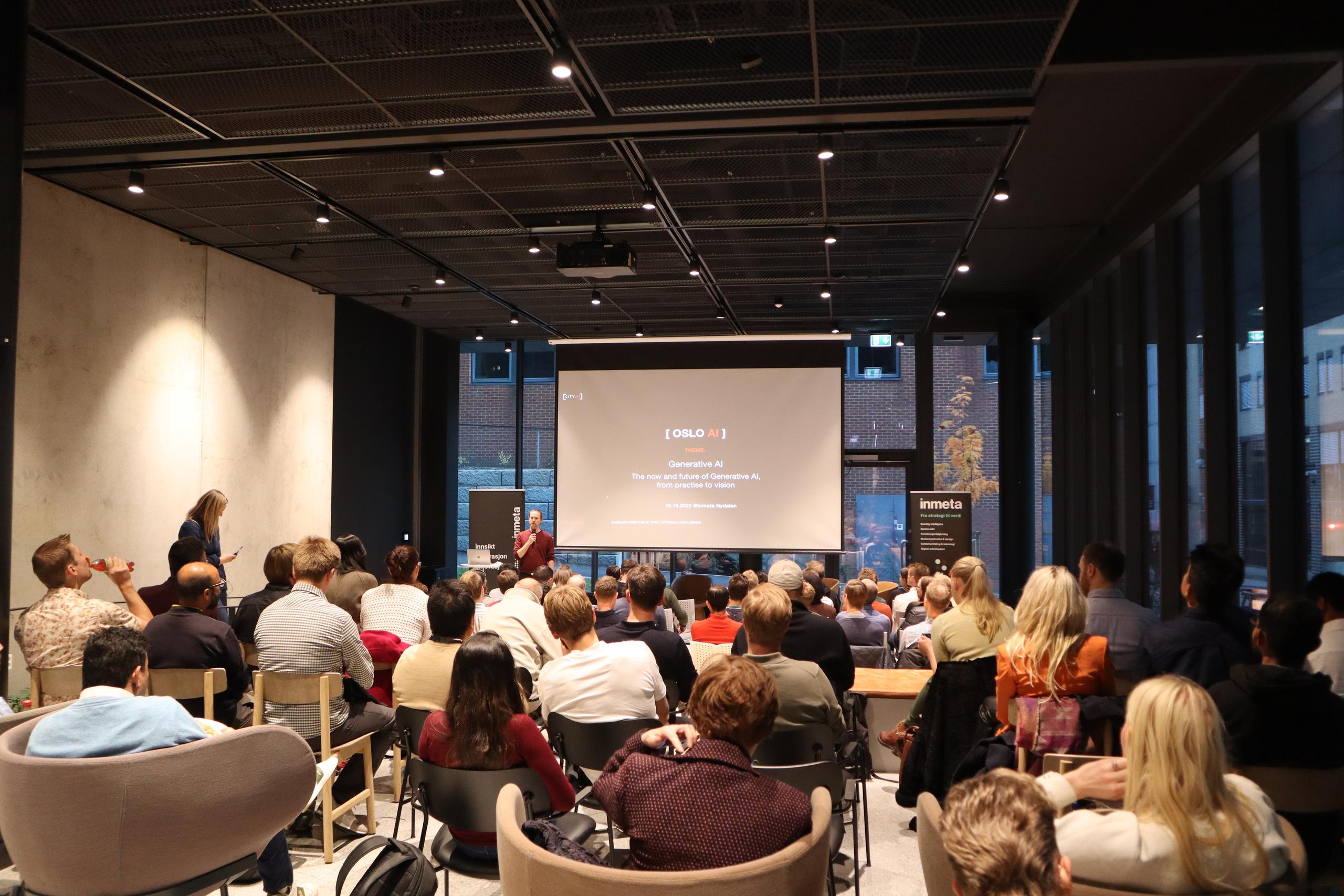 Oslo AI event hos Inmeta i Nydalen
