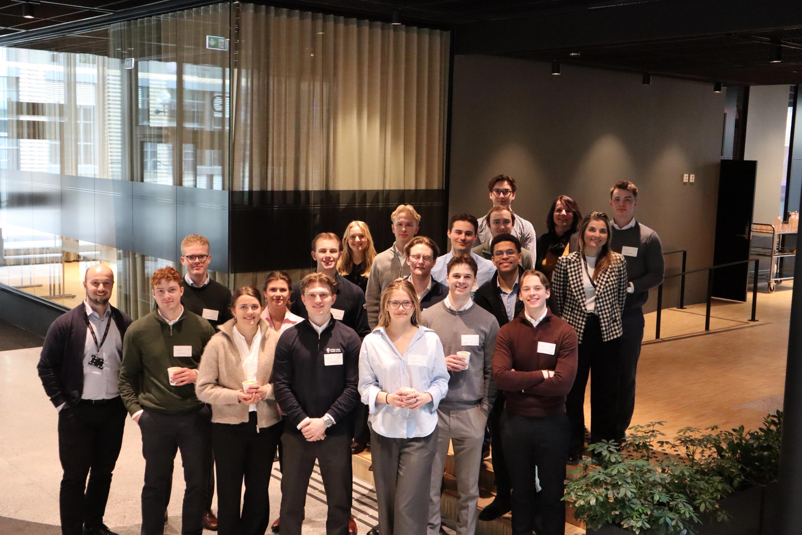 NTNU studenter hos Crayon Consulting i Nydalen