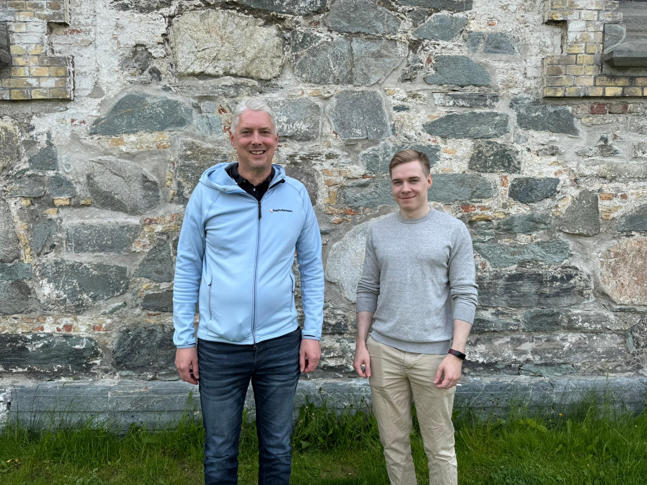 Frank og Håvard fornøyde med godt samarbeid
