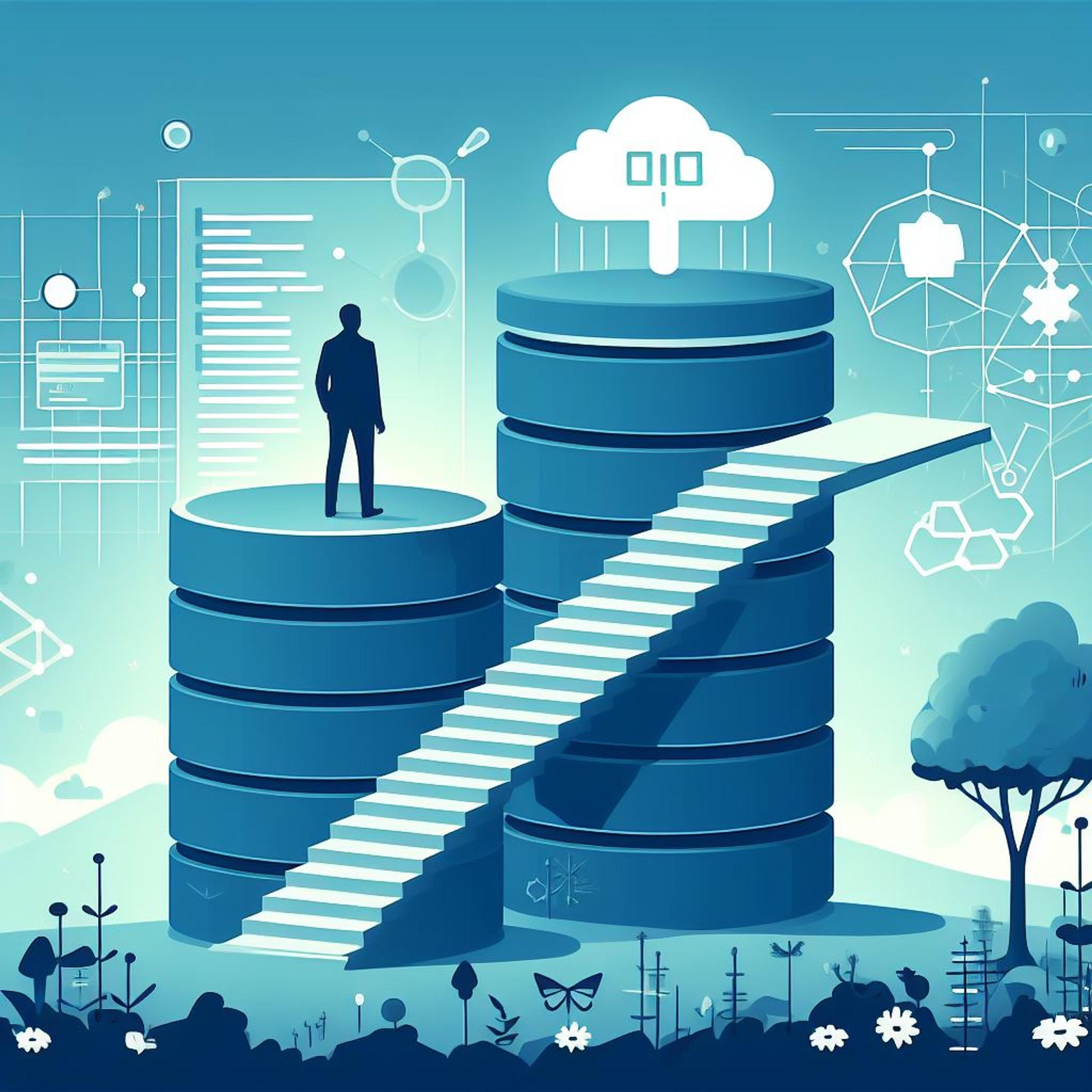 "The Rise of Vector Database in AI minimalistic graphic" Generated with AI (Bing Copilot) 12. mars 2024 kl. 0:28 p.m.