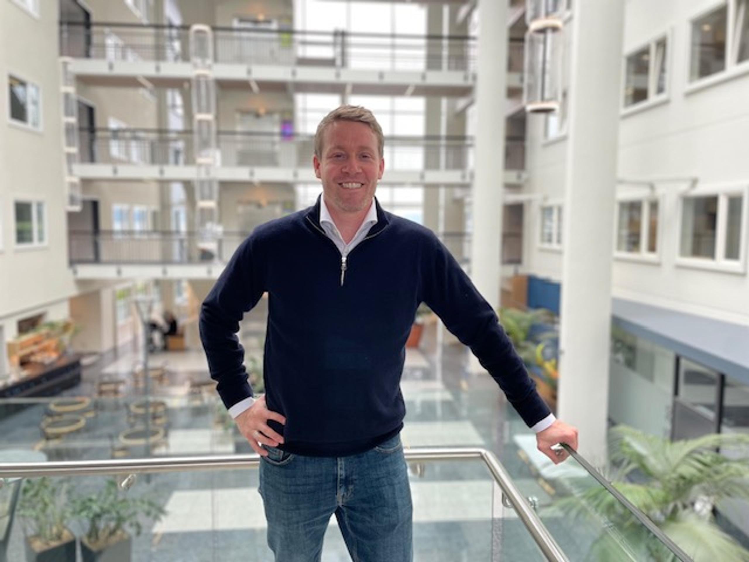 Thomas Blichfeldt på Trondheim-kontoret