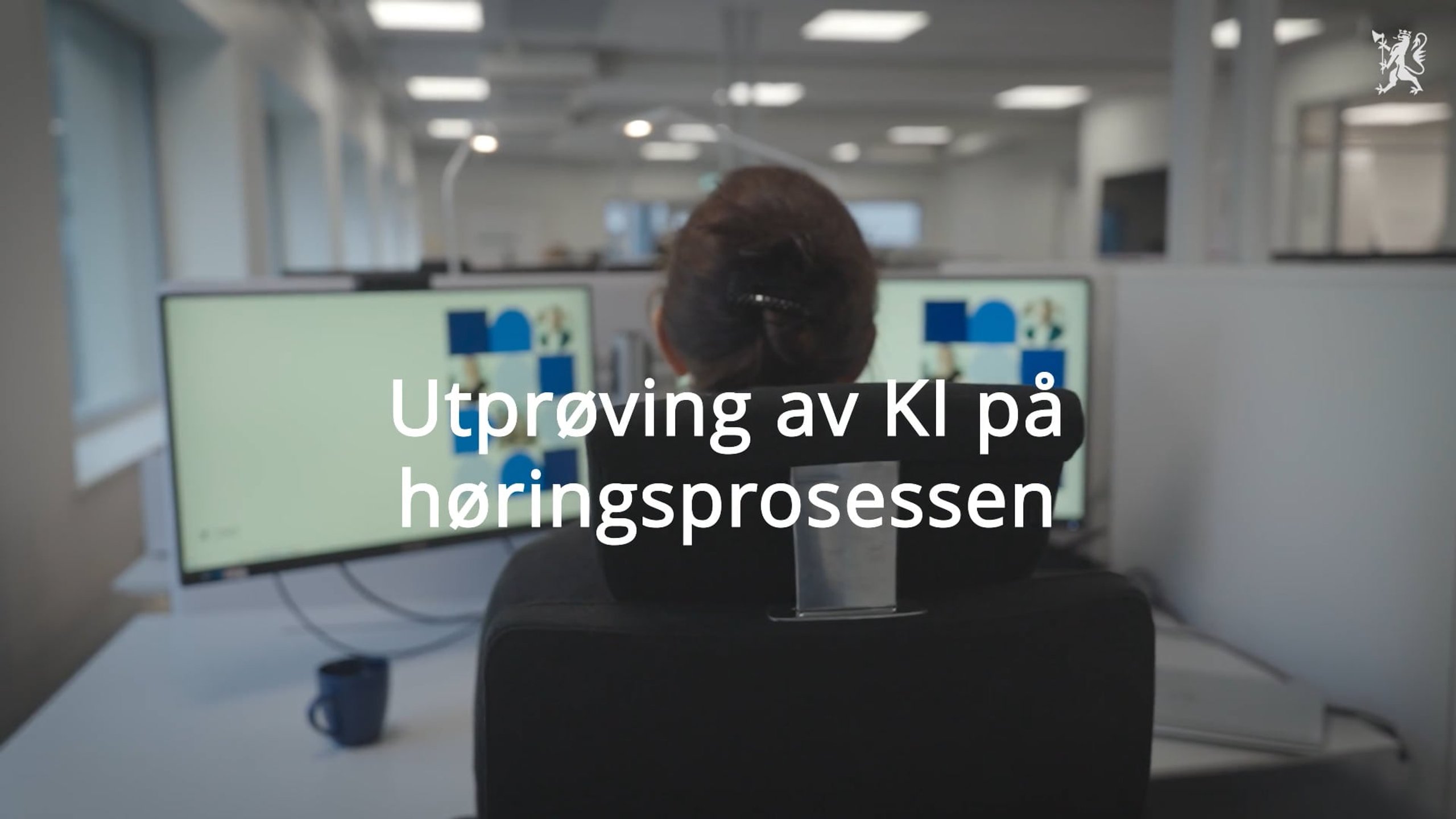 Miniatyrbilde DIO video om utprøving av KI på høringsprosess