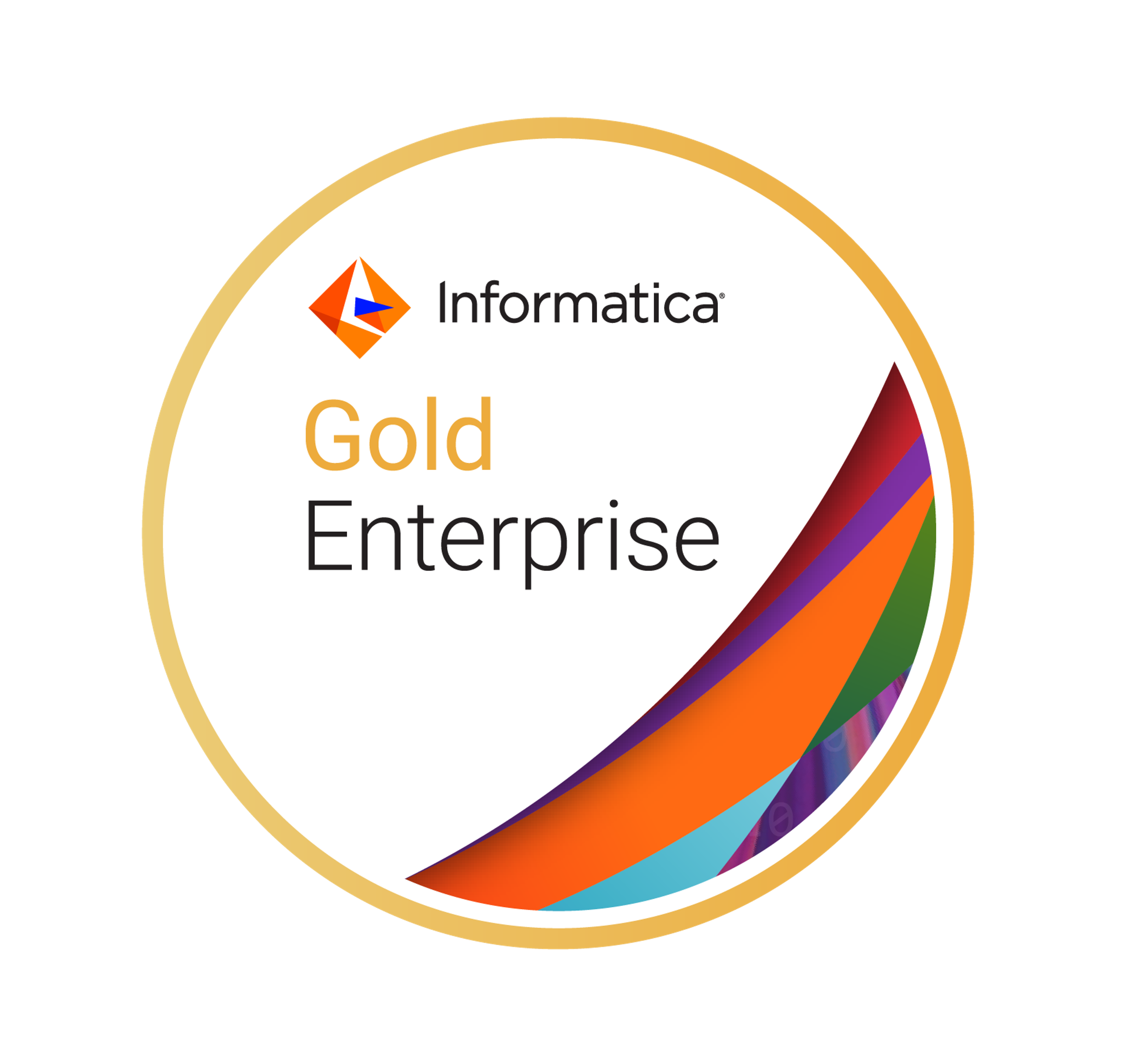 Informatica Gold Enterprise Partner Badge