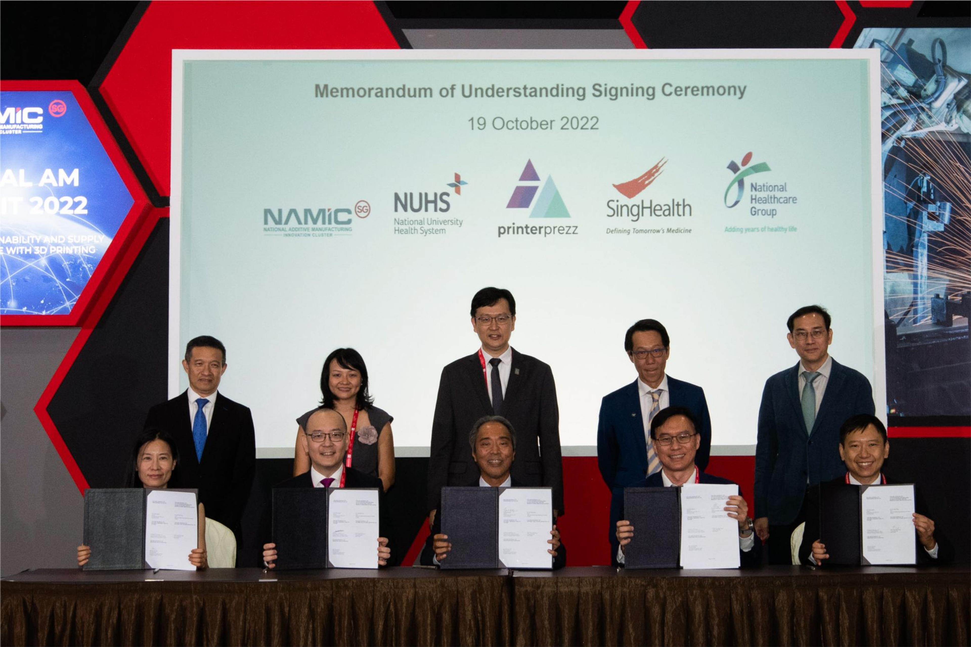 Signs agreement with the Singapore Healthcare Clusters