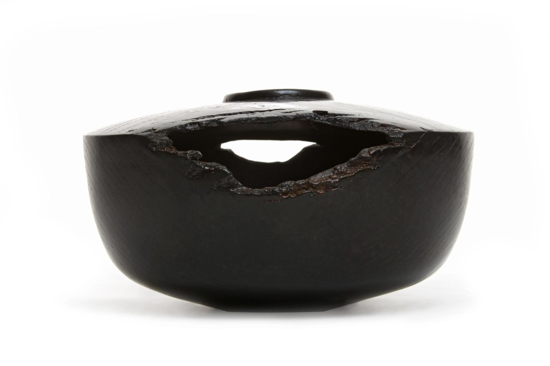 Ebonized Terra Vase
