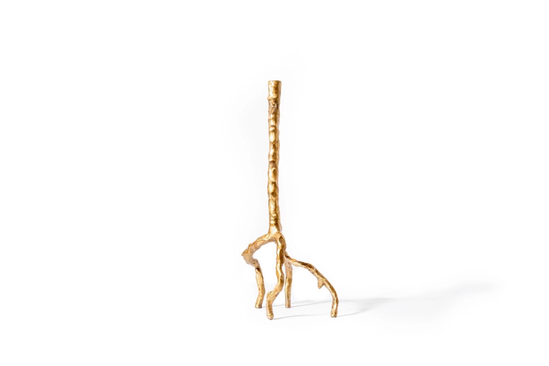 Forester Candlestick (Gold Dusted)