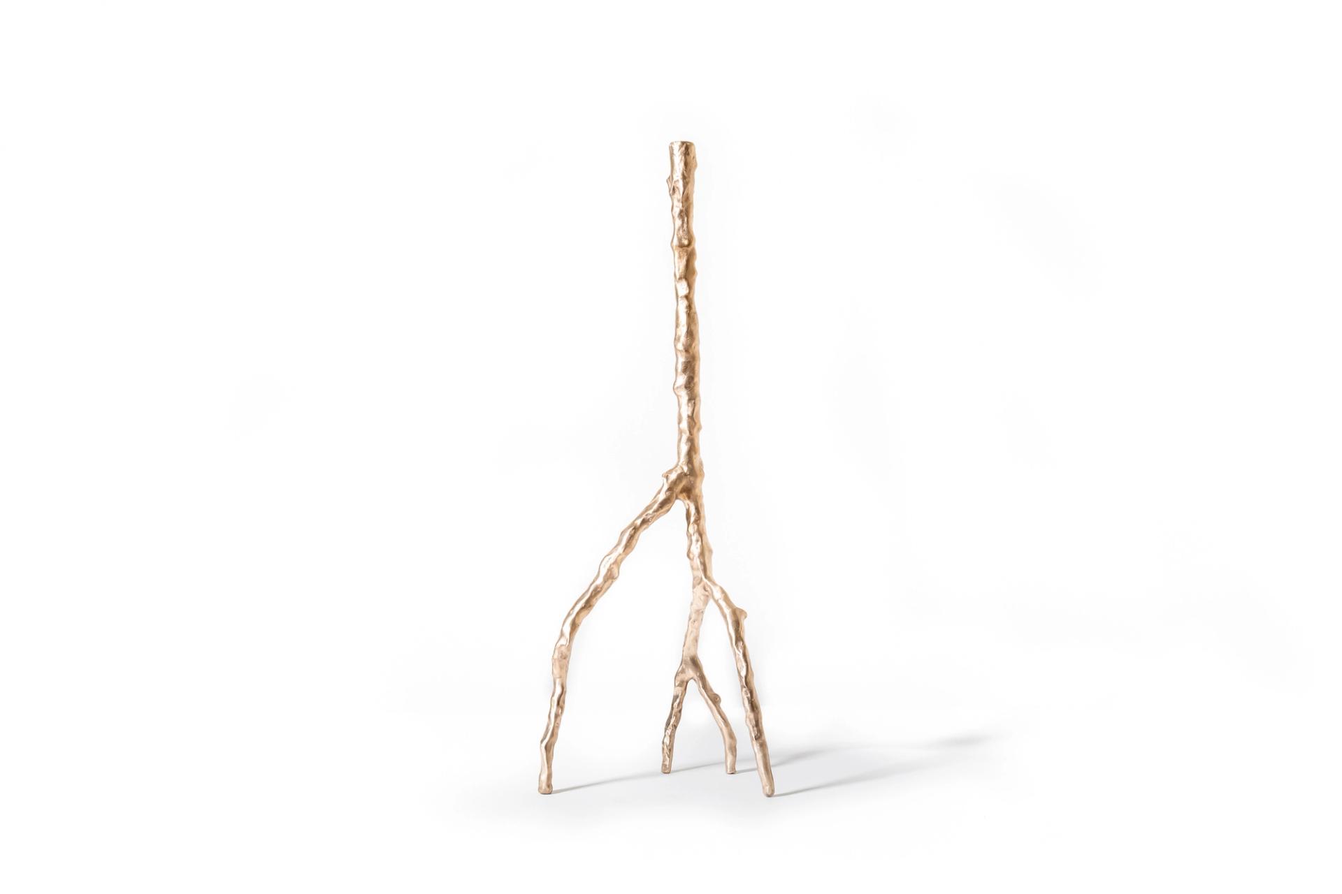 Forester Candlestick (Natural Bronze)