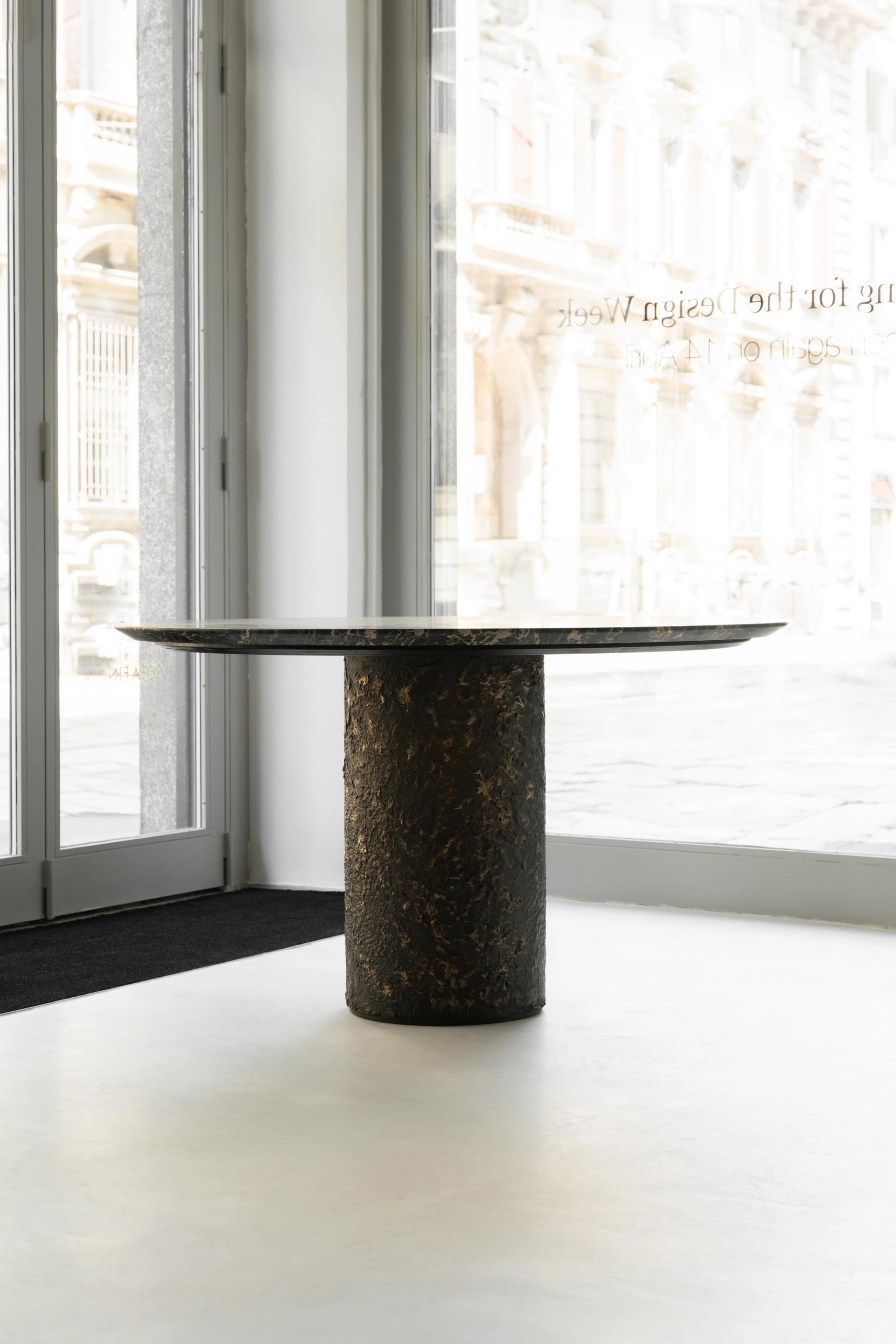Nero Portoro Bronze Dining Table