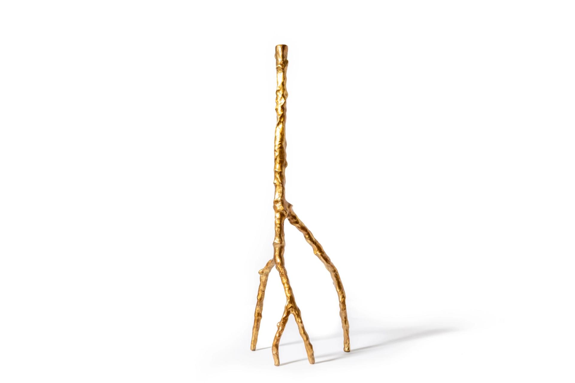 Forester Candlestick (Gold Dusted)