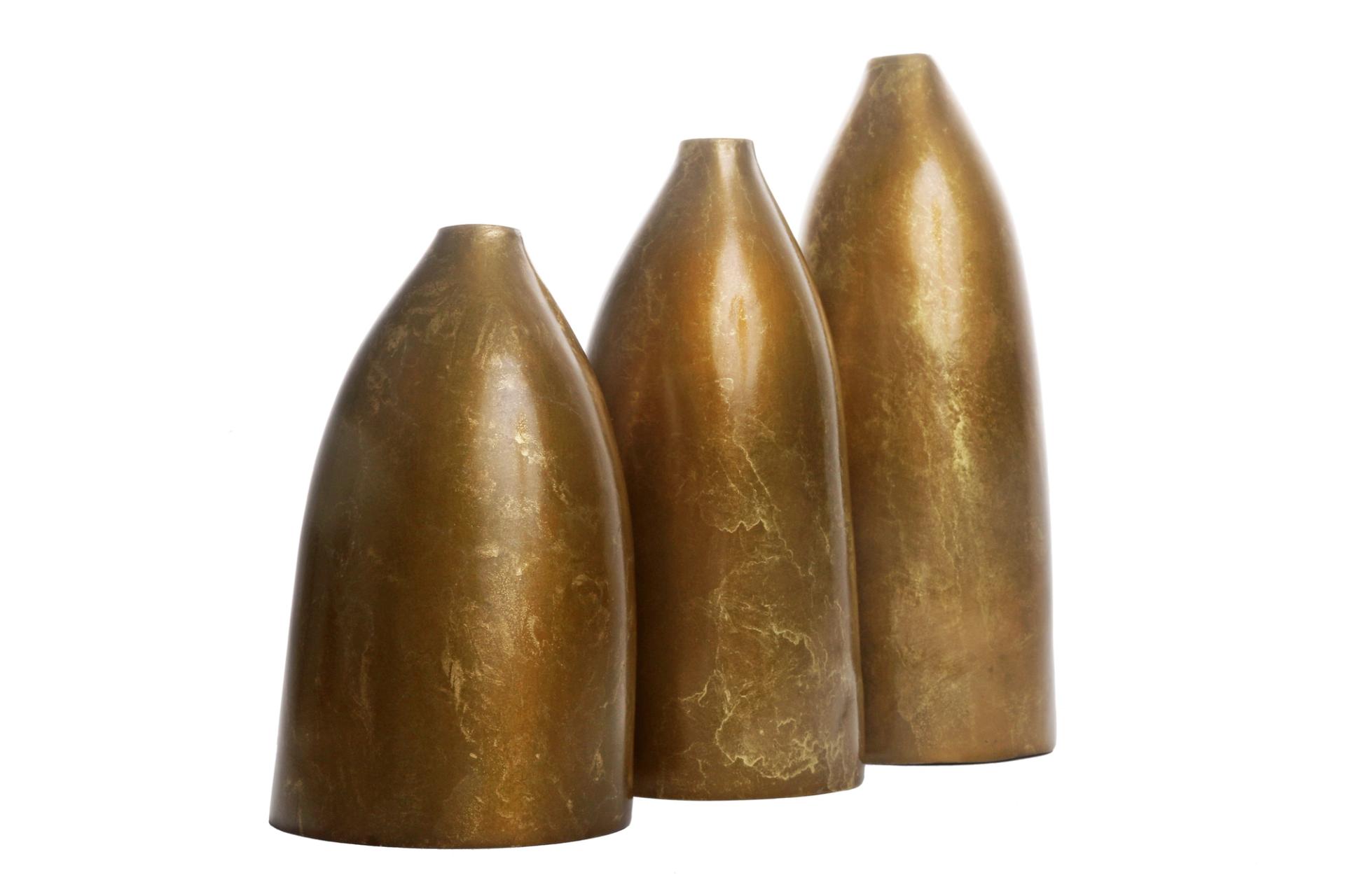 Set of 3 Poppy Vases