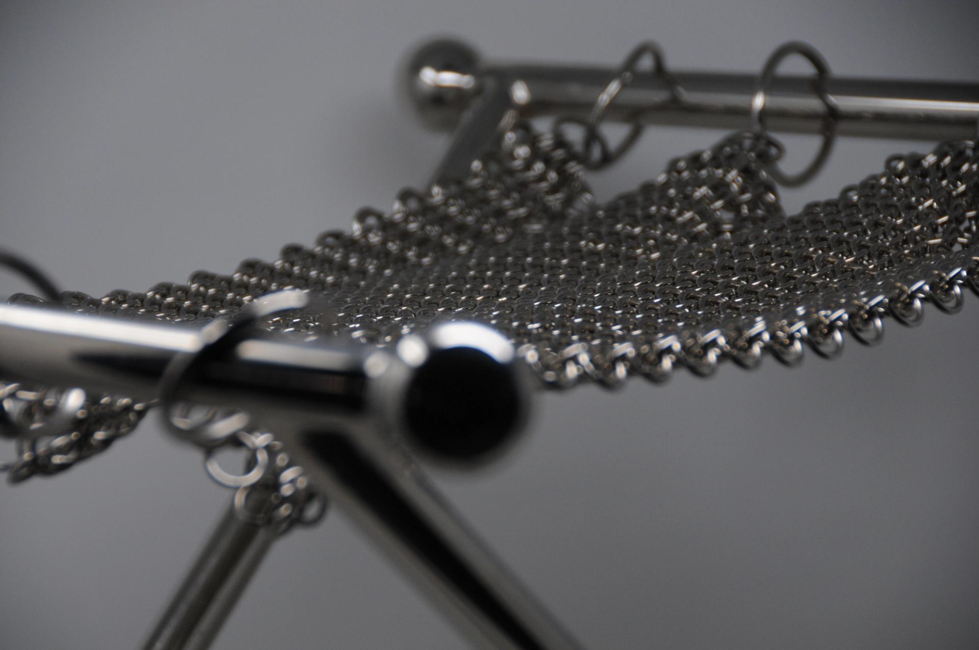 Chainmail Camping Stool