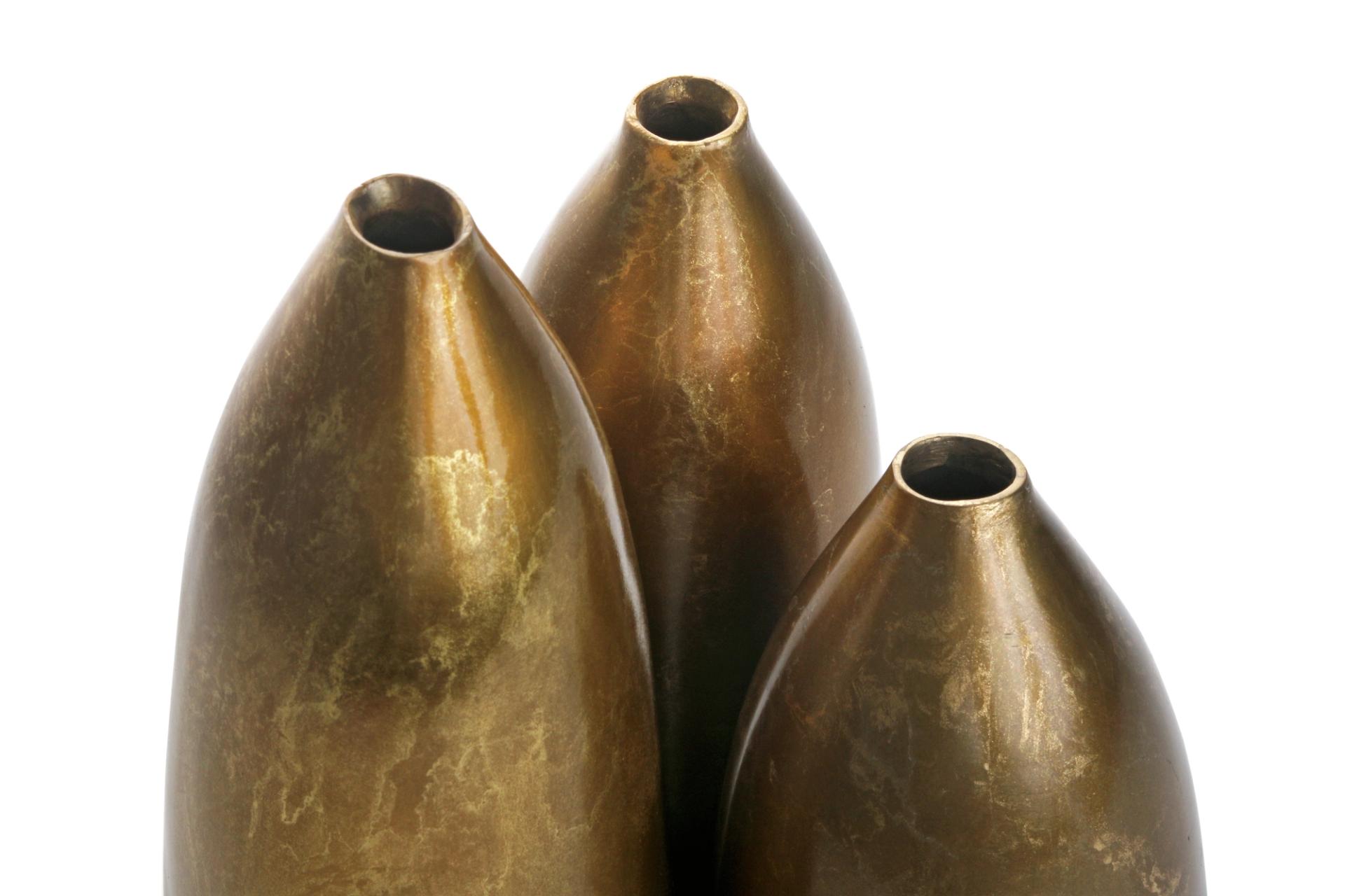 Set of 3 Poppy Vases