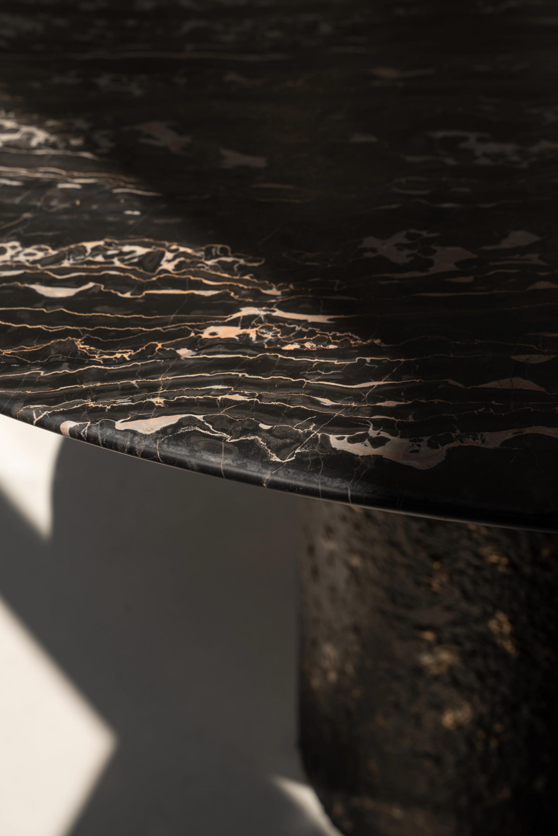 Nero Portoro Bronze Dining Table